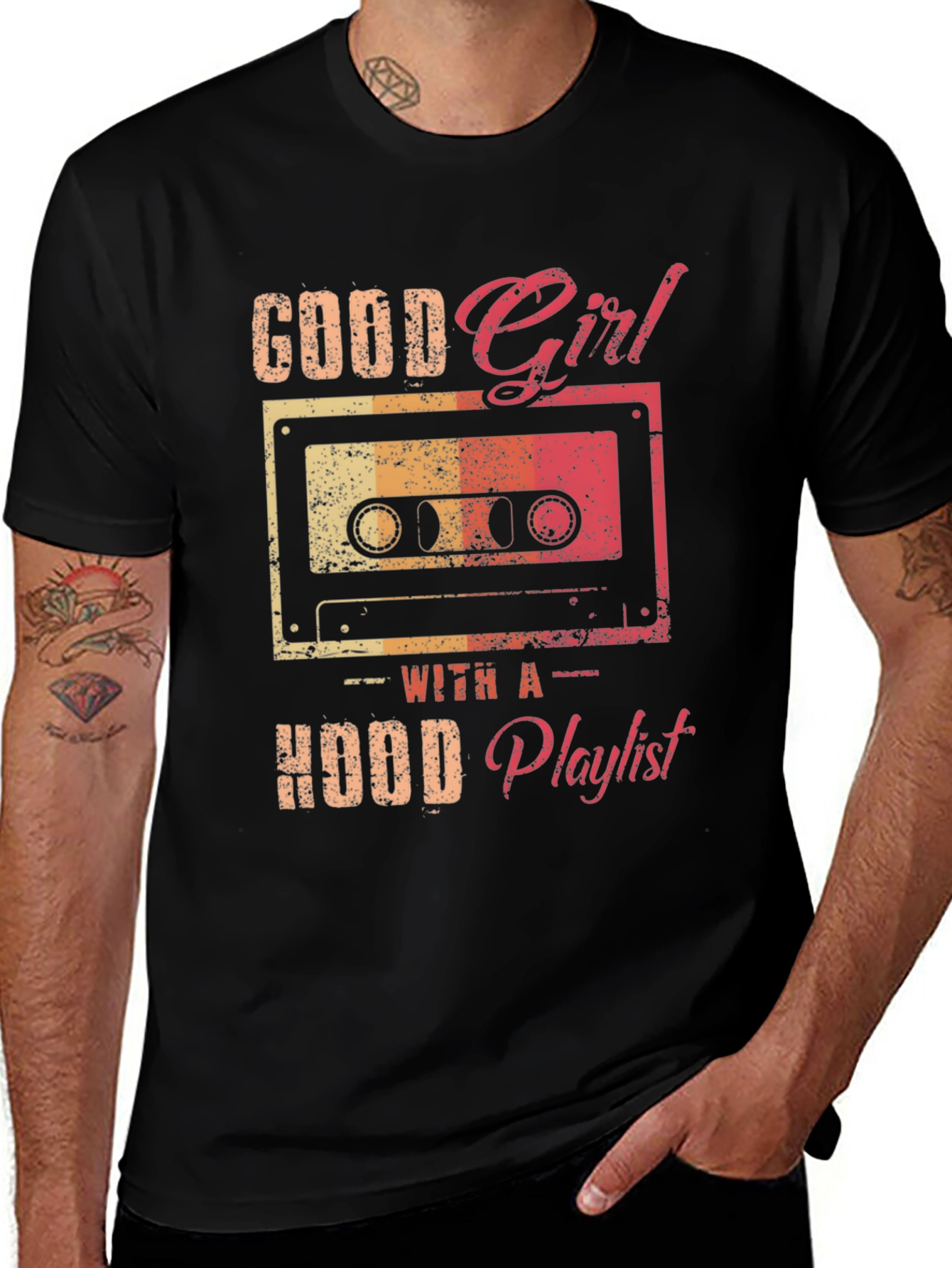 Variant 29 of Good Girl Hood Playlist Graphic Tee