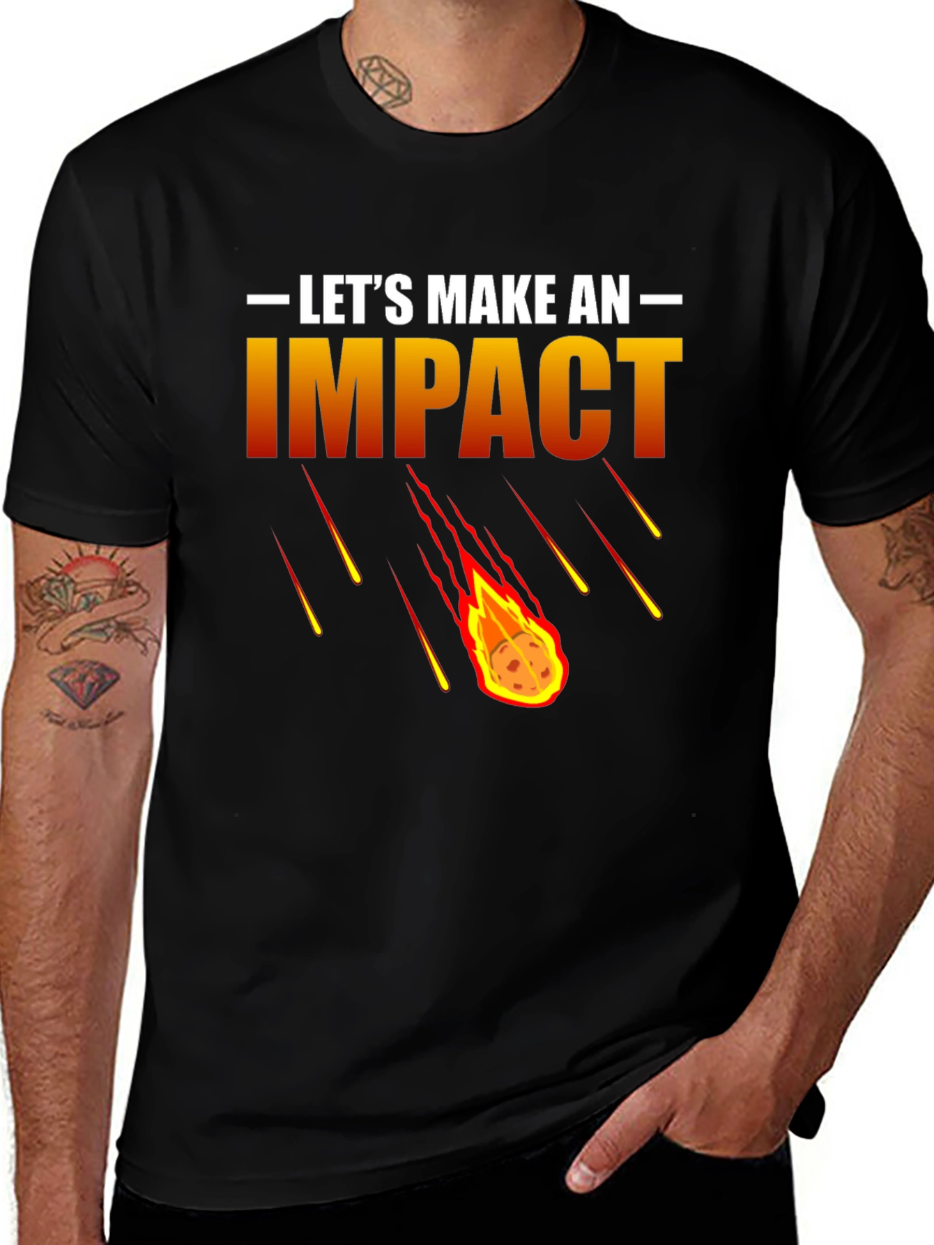 Variant 20 of Let's Make an Impact T-Shirt - Meteor Graphic Tee