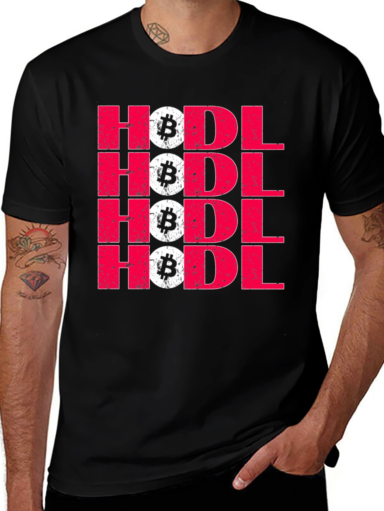 HODL Bitcoin Crypto T-Shirt