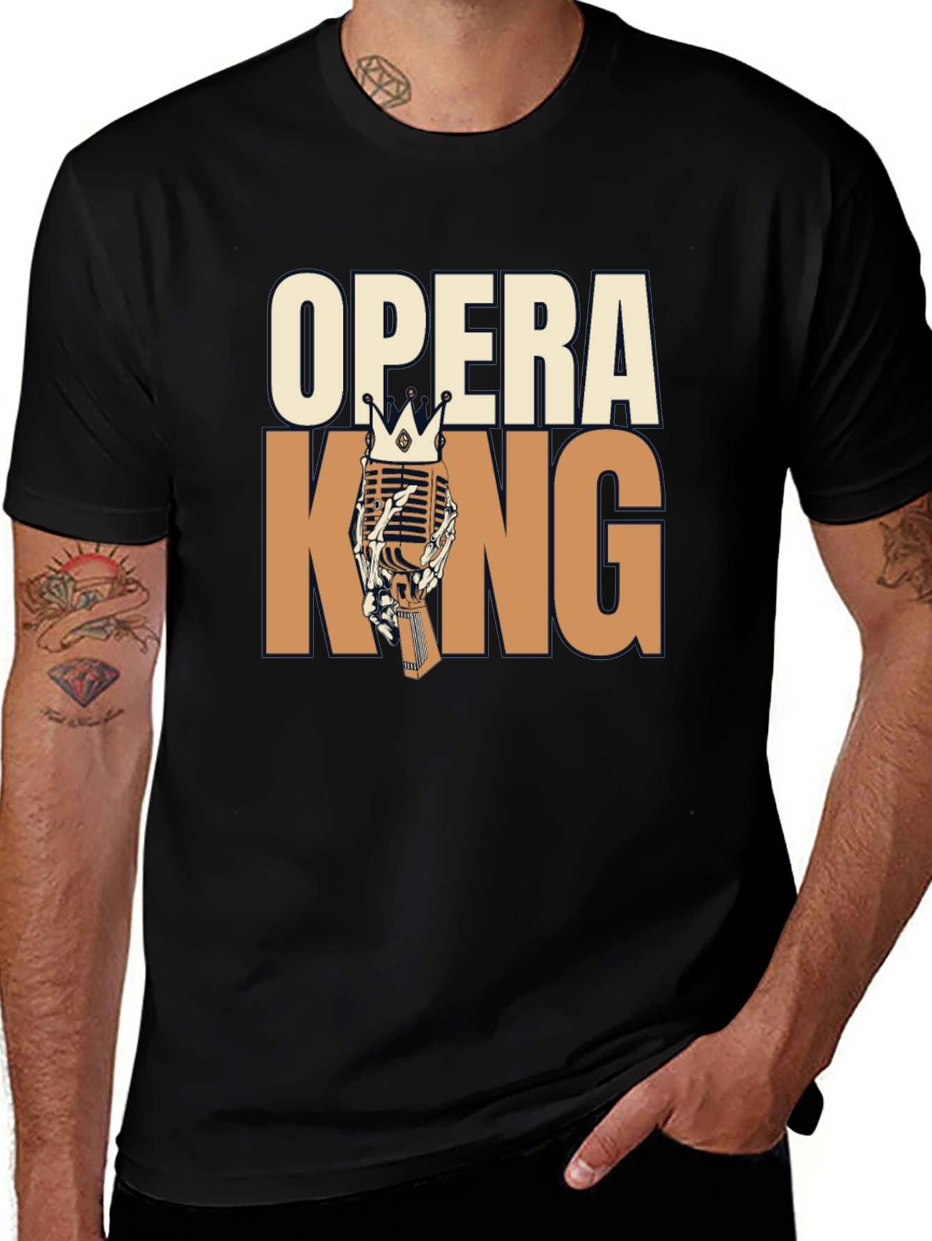 Variant 14 of Opera King Graphic T-Shirt - Music Royalty Tee