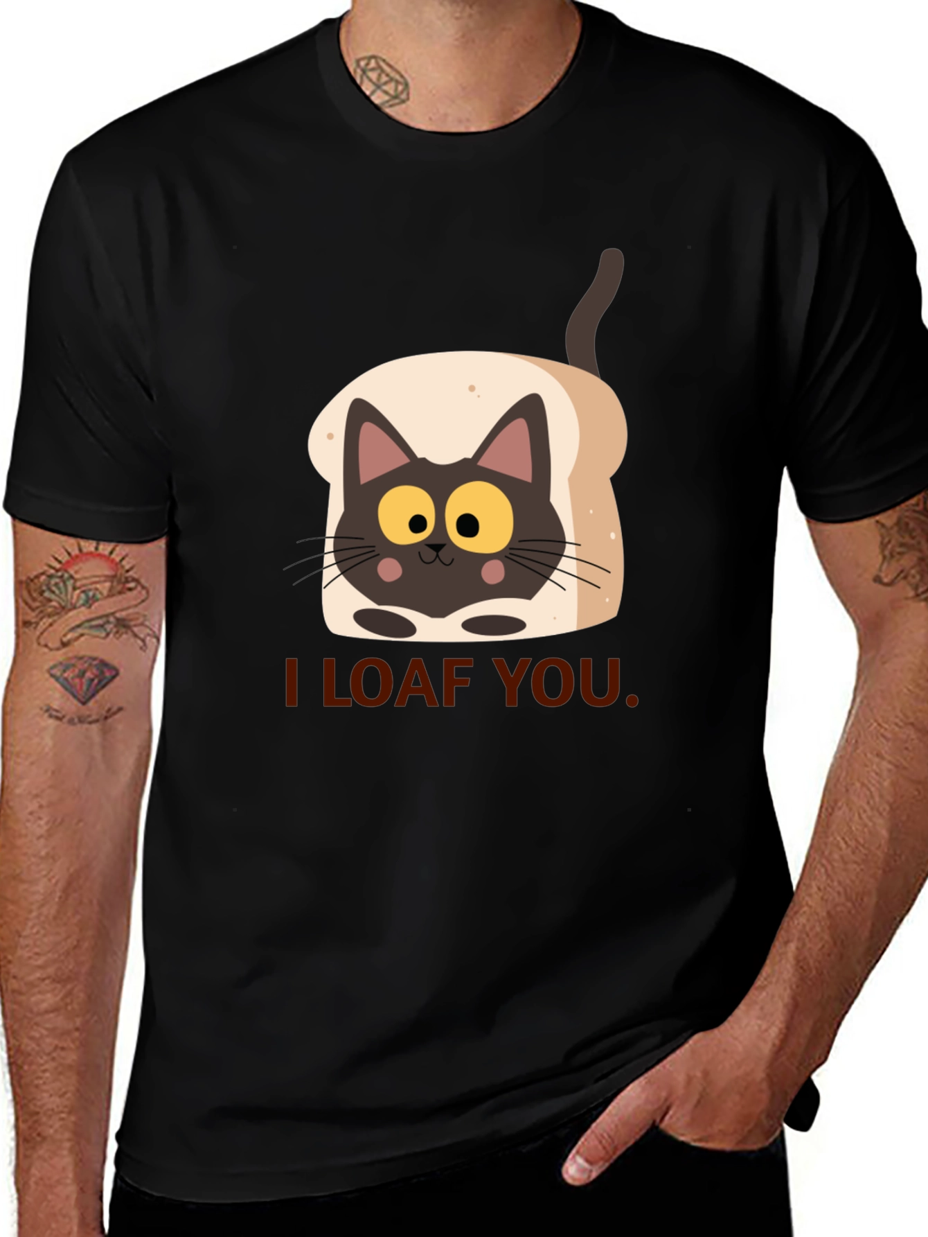 Variant 24 of I Loaf You Cat T-Shirt