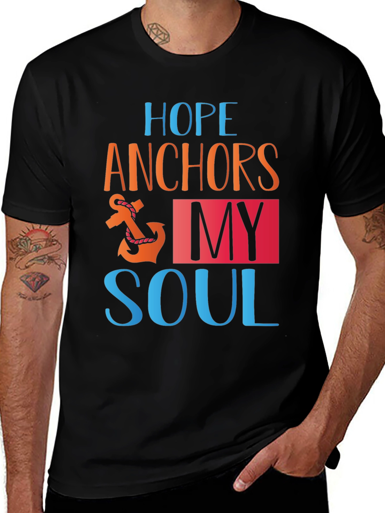 Variant 26 of Hope Anchors My Soul Graphic T-Shirt