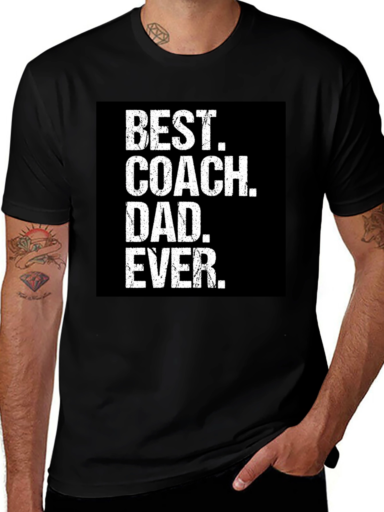 Variant 25 of Best Coach Dad Ever T-Shirt