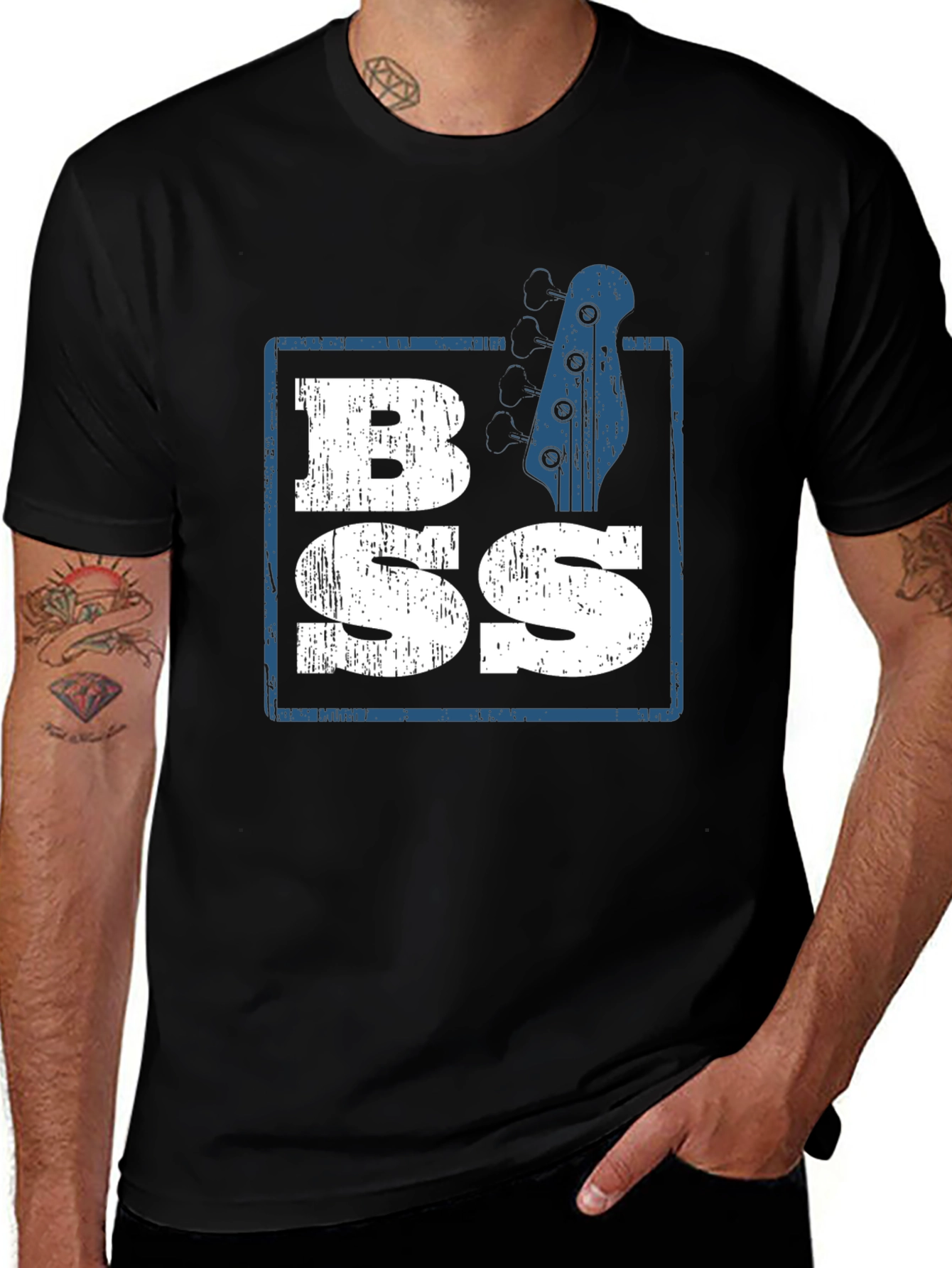 Variant 13 of Bass Guitar T-Shirt - Music Lover Tee