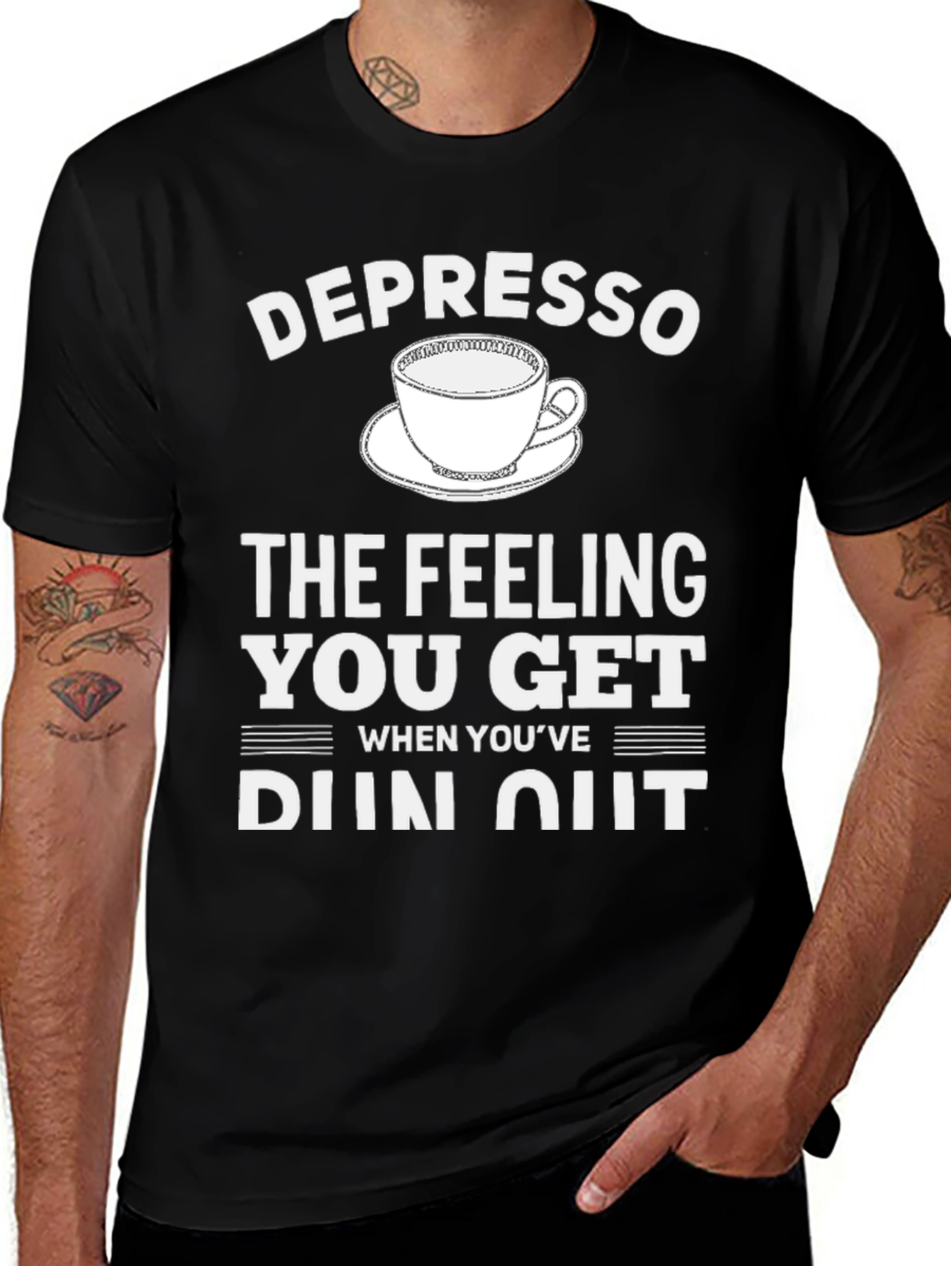 Variant 3 of Depresso Coffee T-Shirt