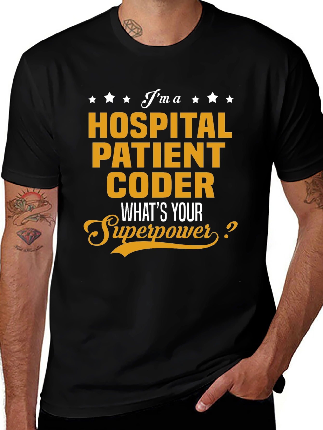 Hospital Patient Coder Superpower T-Shirt