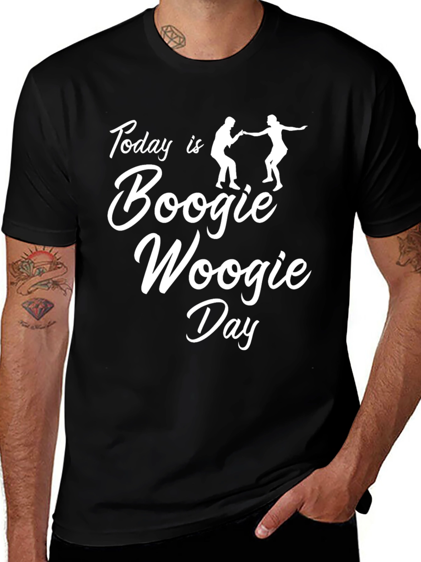 Variant 16 of Boogie Woogie Day T-Shirt - Dance Tee