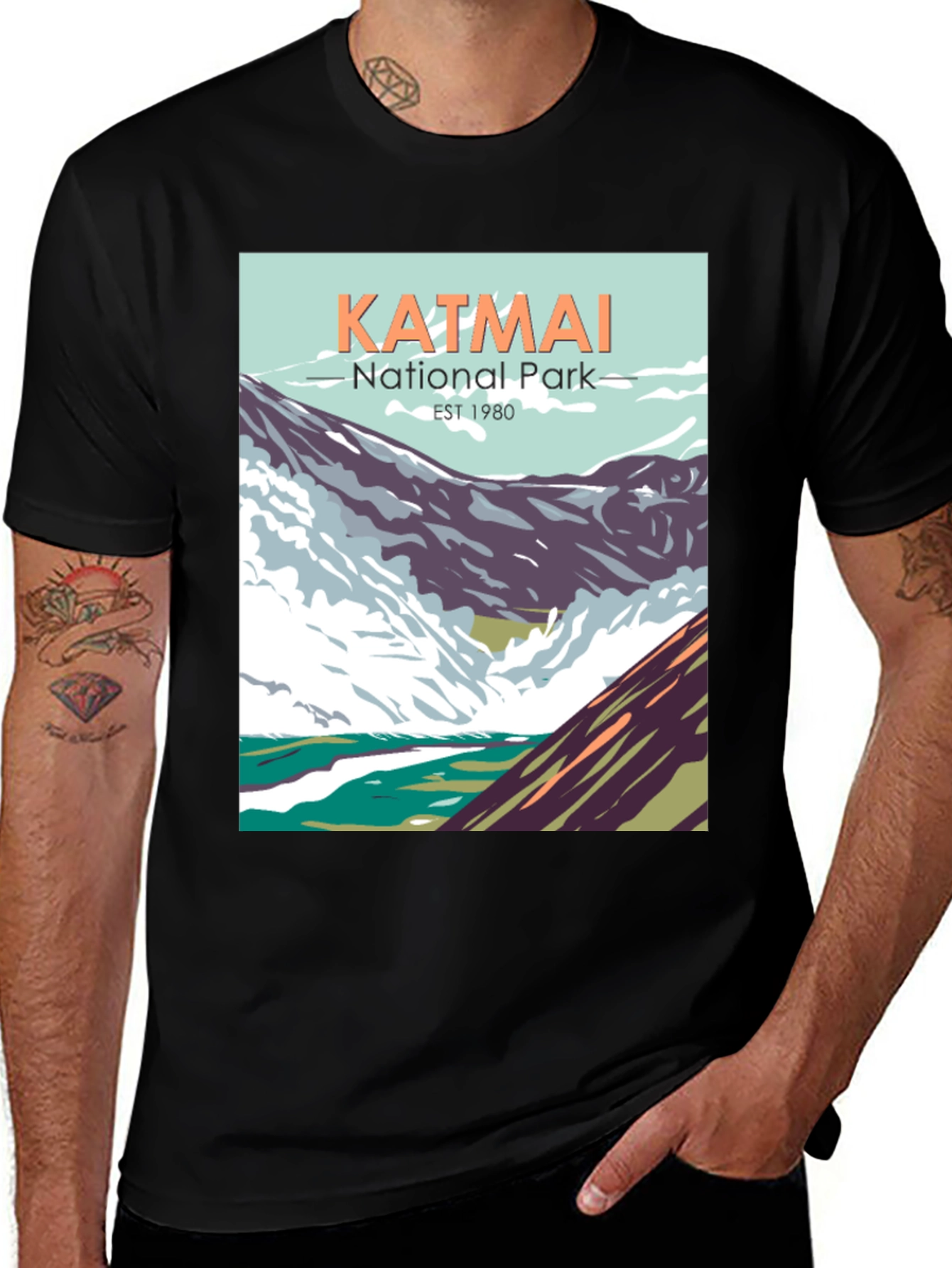 Variant 25 of Katmai National Park Graphic T-Shirt