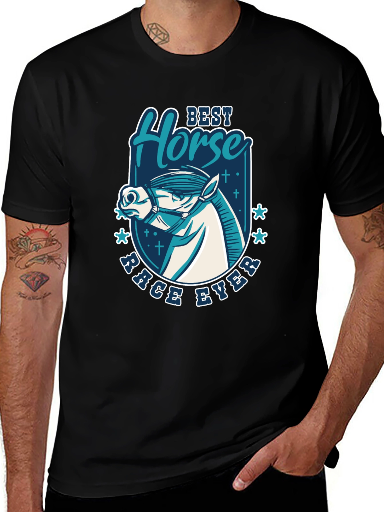 Variant 2 of Best Horse Race Ever Graphic Tee