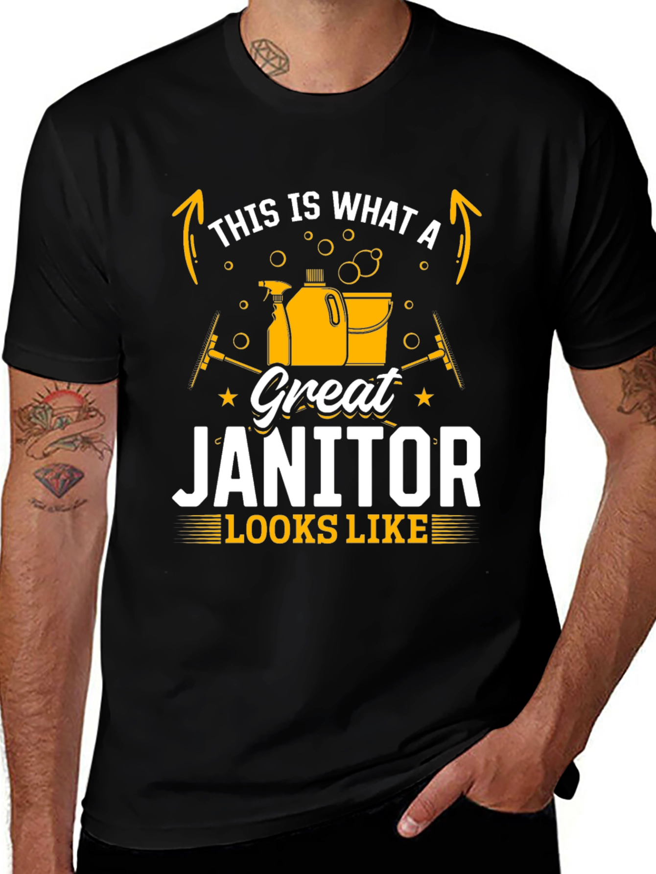 Variant 13 of Great Janitor T-Shirt - Cleaning Crew Appreciation Tee