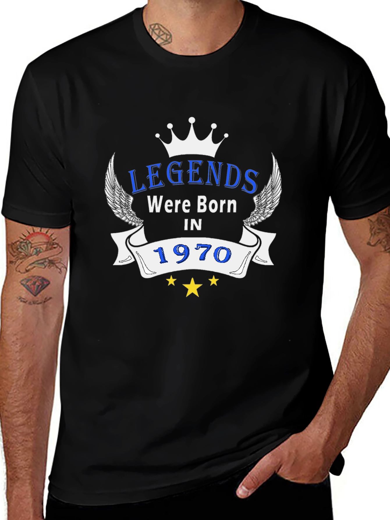 Variant 9 of Legends Born In 1970 T-Shirt