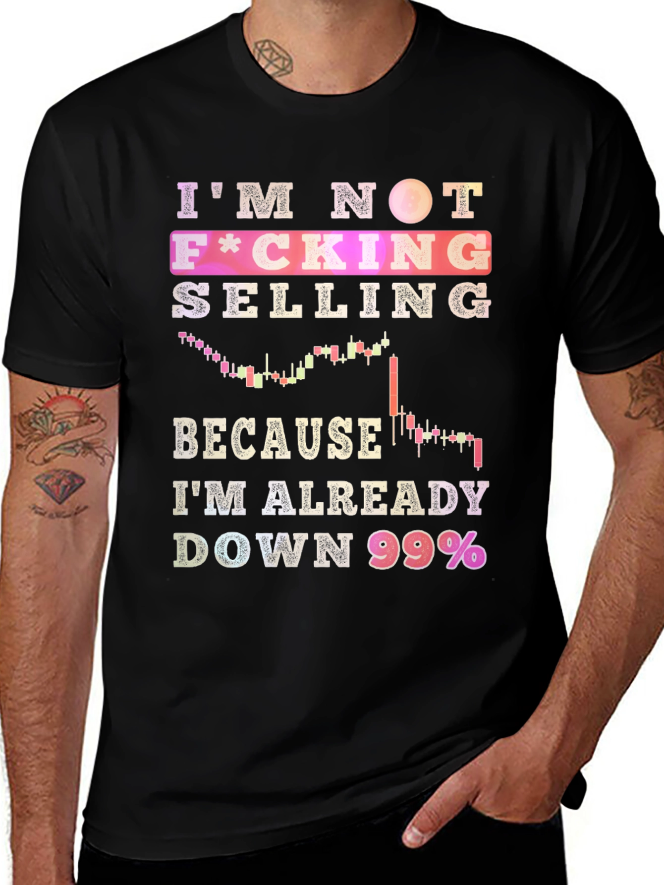 Variant 2 of I'm Not Selling T-Shirt - Stock Market Humor Tee