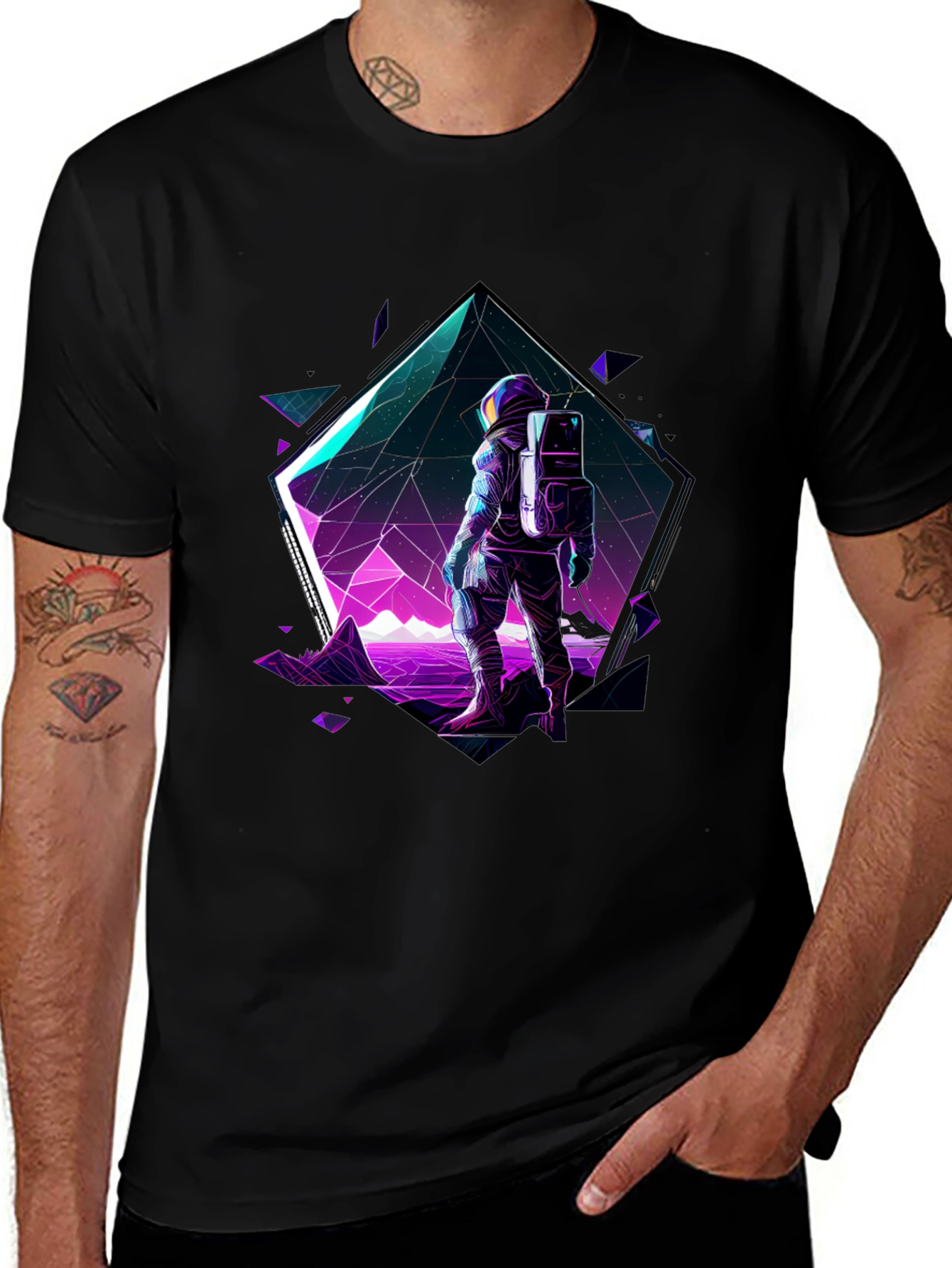 Variant 17 of Astronaut Graphic Tee - Space Adventure T-Shirt