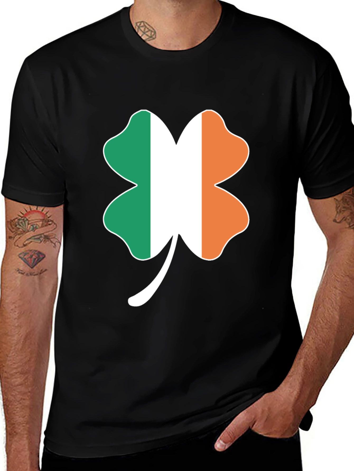 Irish Flag Shamrock T-Shirt - St. Patrick's Day
