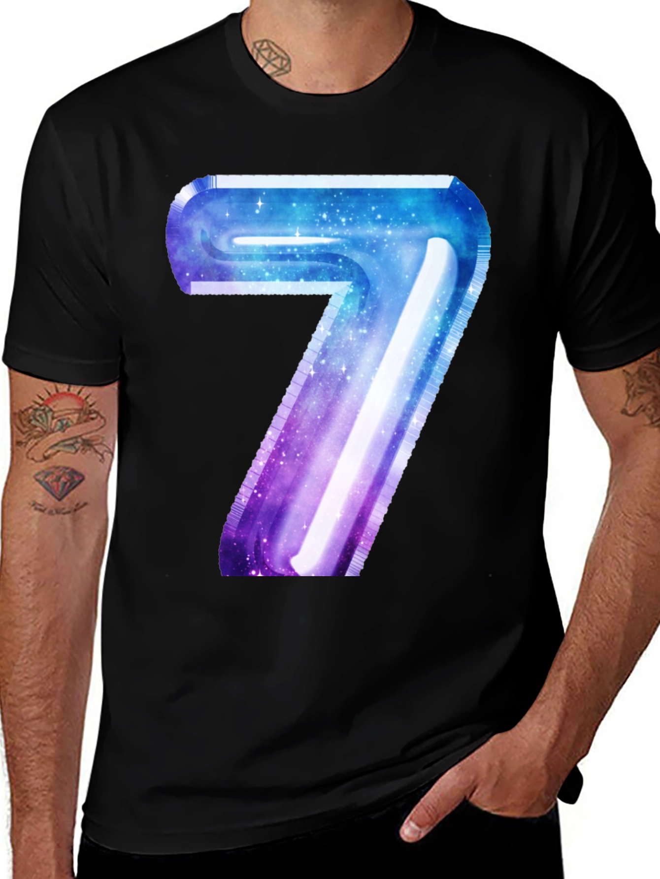 Variant 22 of Galaxy Number 7 Graphic Tee