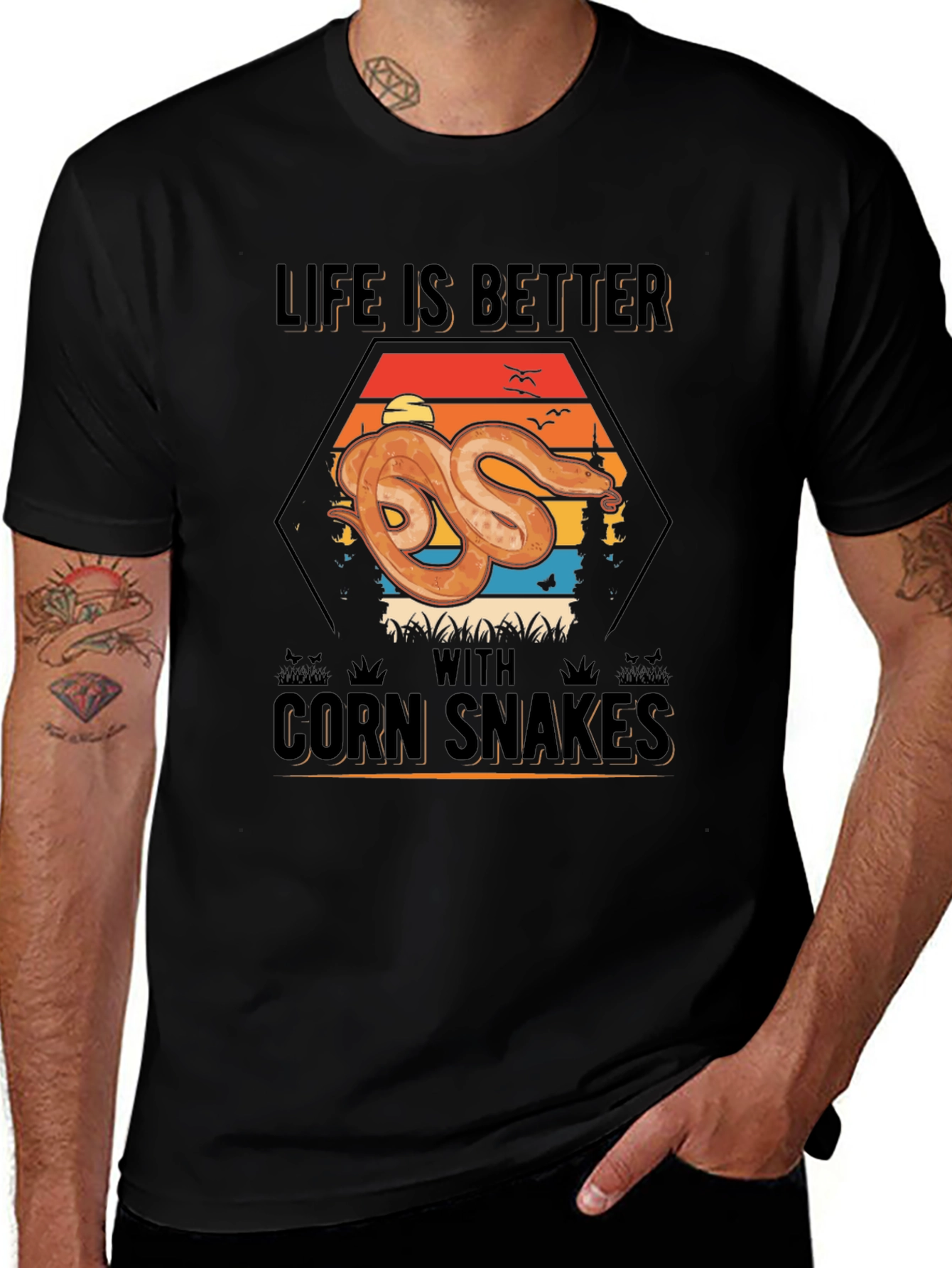 Variant 20 of Corn Snakes Graphic T-Shirt