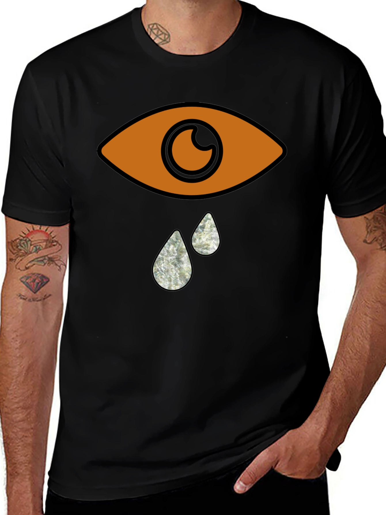 Eye with Tears Graphic T-Shirt