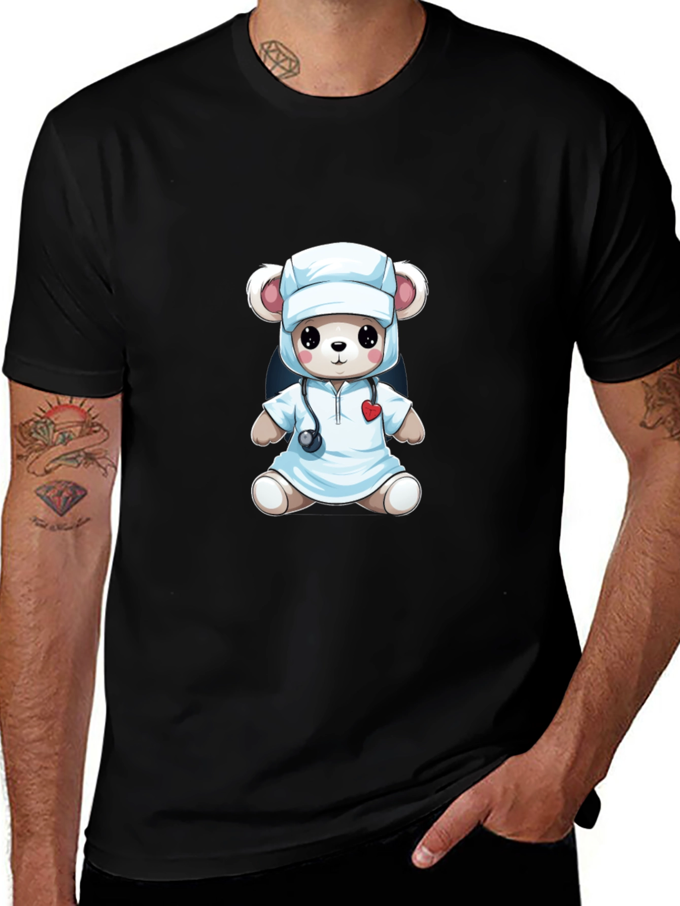 Variant 21 of Nurse Teddy Bear T-Shirt