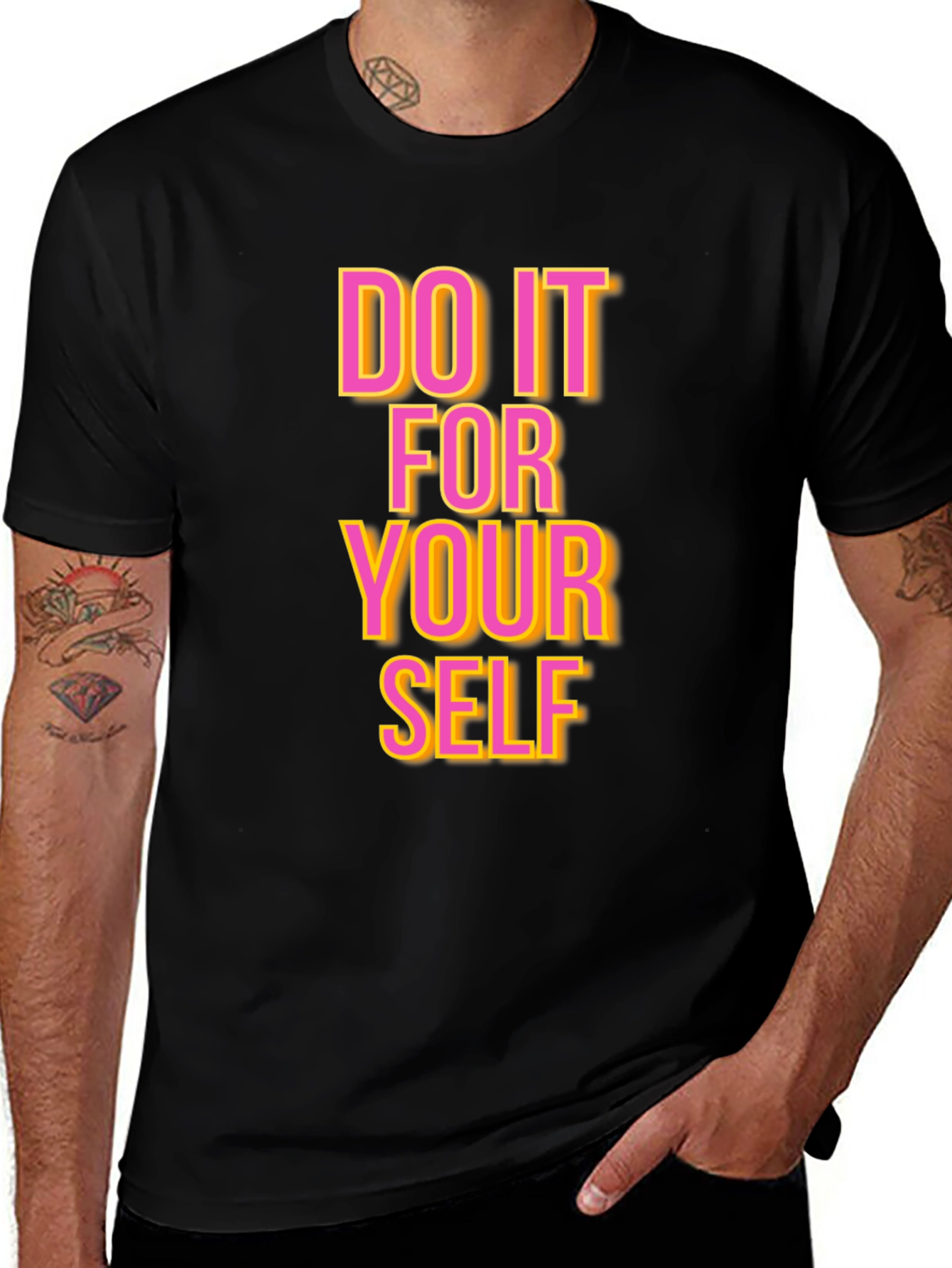 Variant 30 of Motivational Graphic Tee: Do It For Yourself T-Shirt