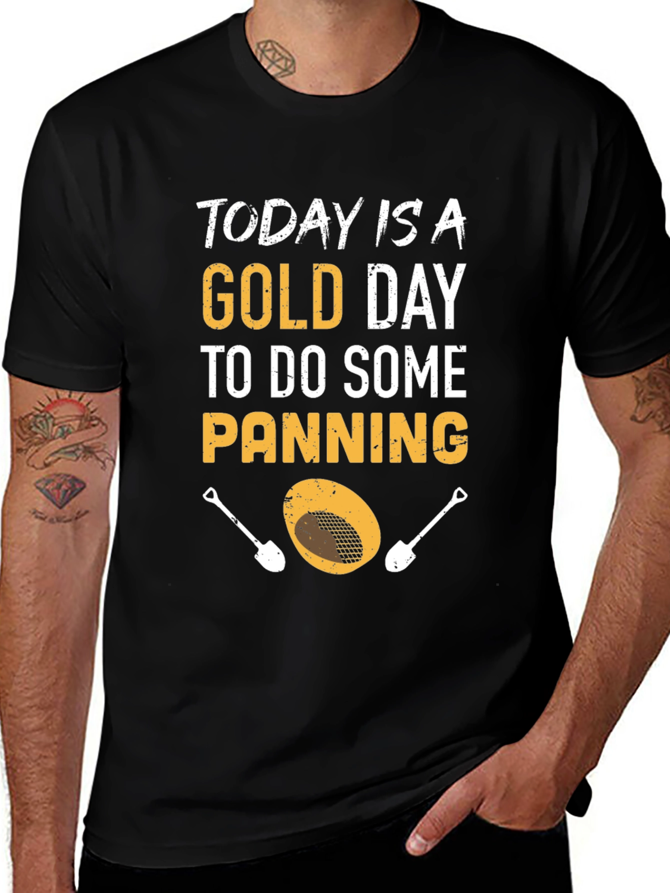 Gold Panning T-Shirt - Miner's Luck