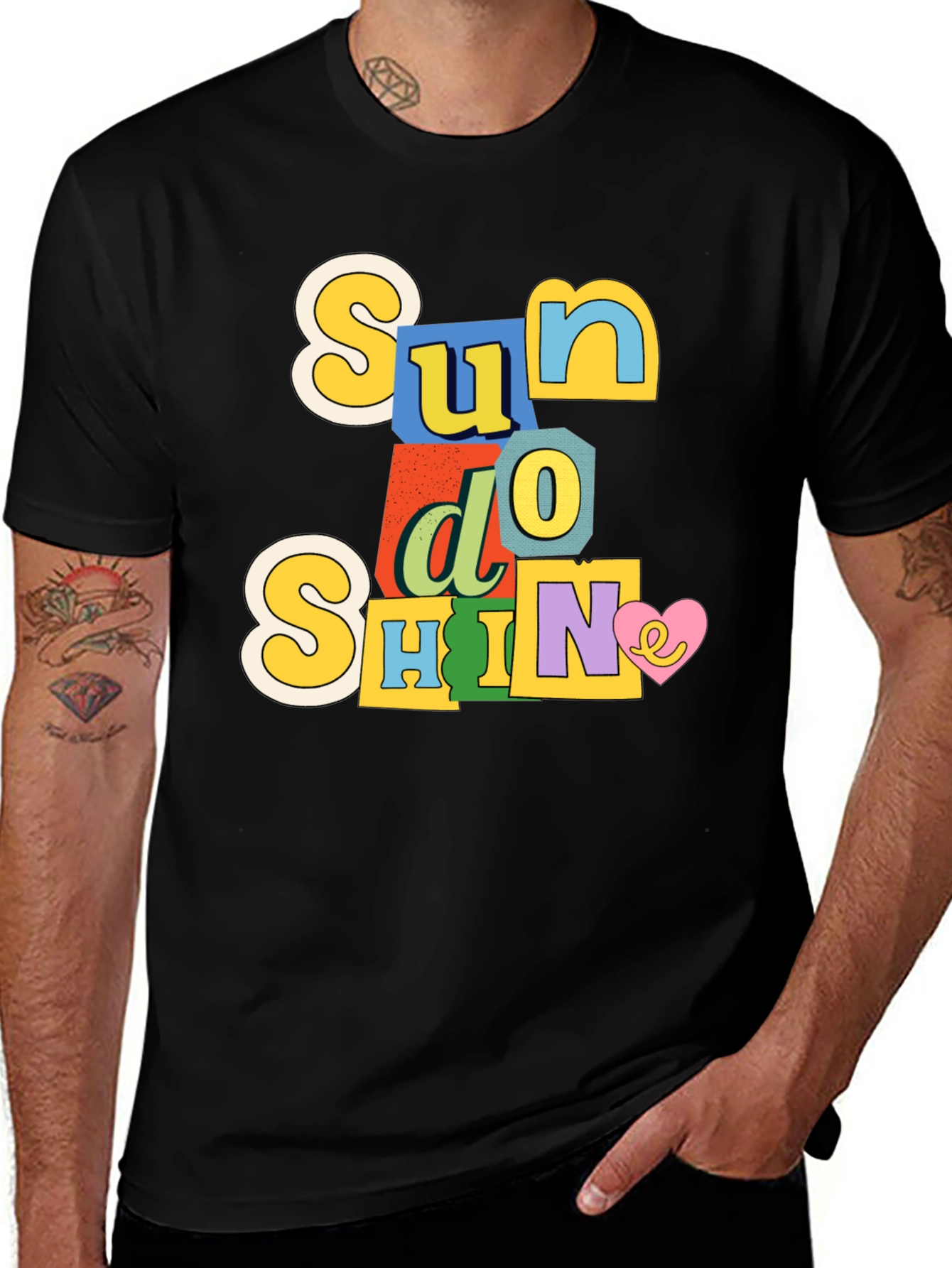 Variant 14 of Sunshine Retro Graphic Tee - Unisex