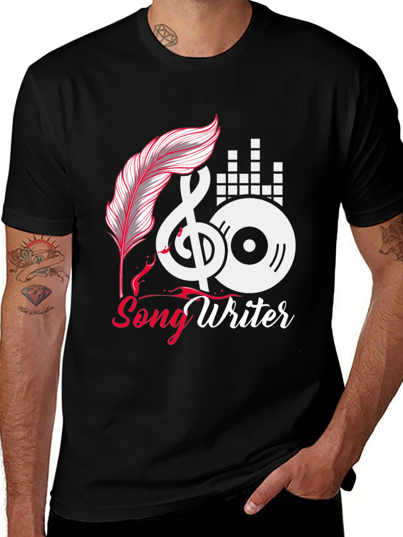 Variant 24 of Songwriter Graphic Tee - Music Lover's Shirt