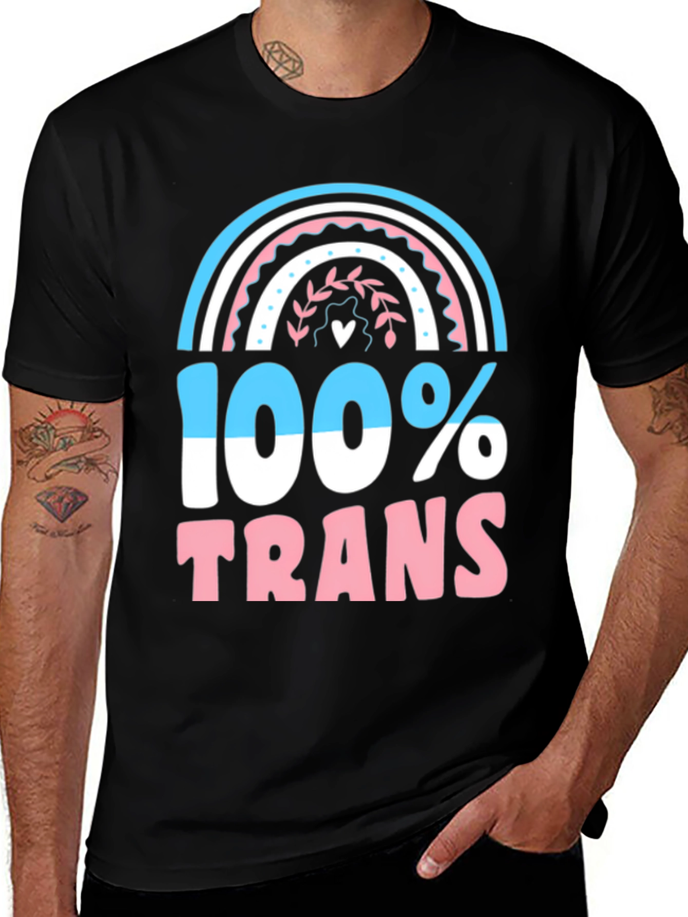Variant 28 of 100% Trans Pride T-Shirt