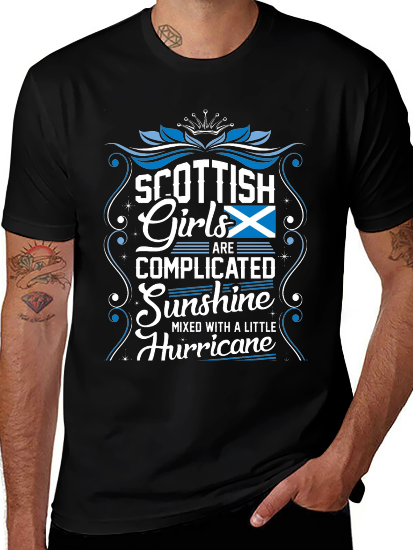 Scottish Girls T-Shirt - Complicated Sunshine Hurricane