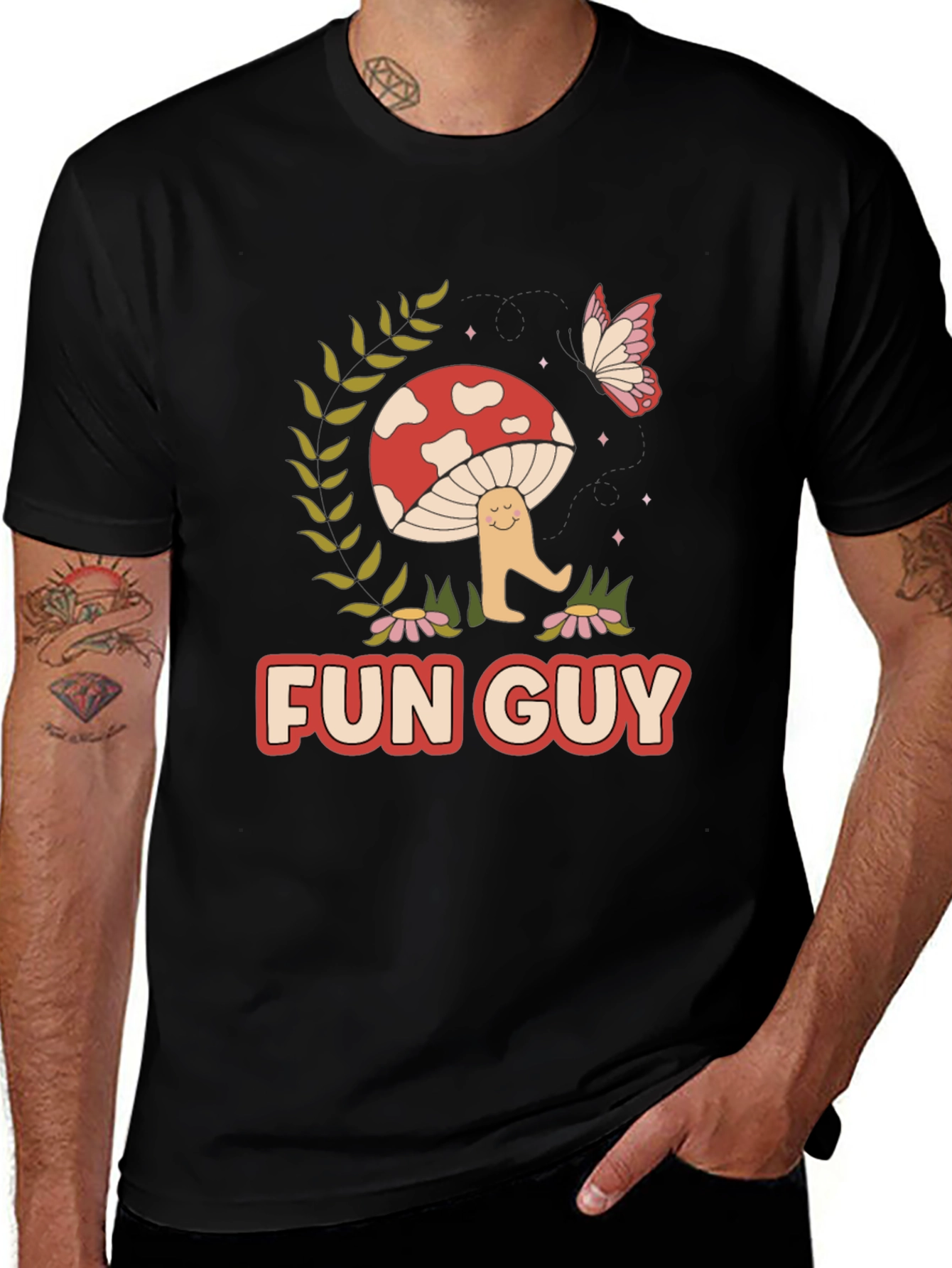 Variant 29 of Fun Guy Mushroom Graphic Tee