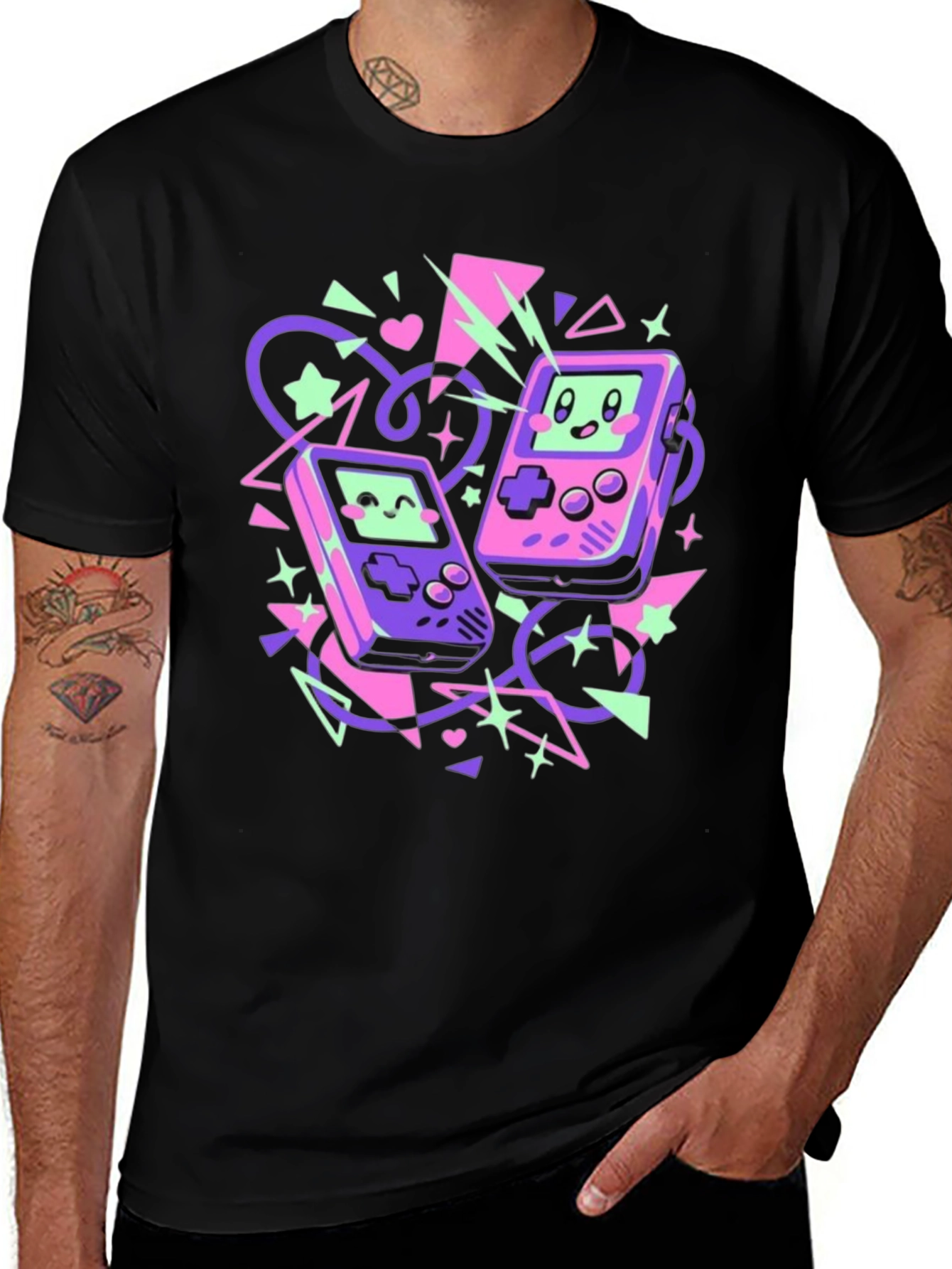 Variant 8 of Retro Gaming T-Shirt - Pixel Pals
