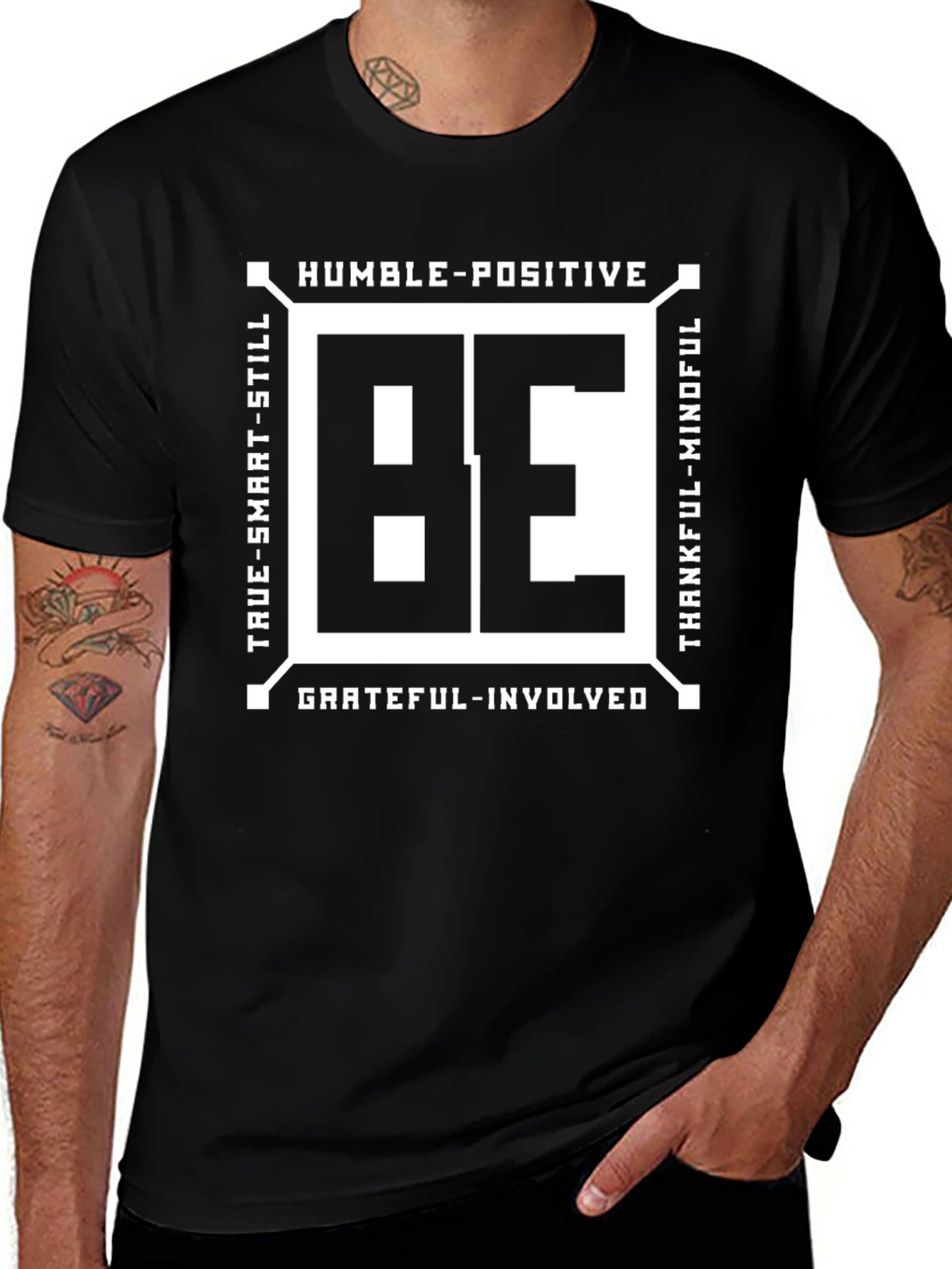 Variant 5 of Be Humble Positive Graphic T-Shirt