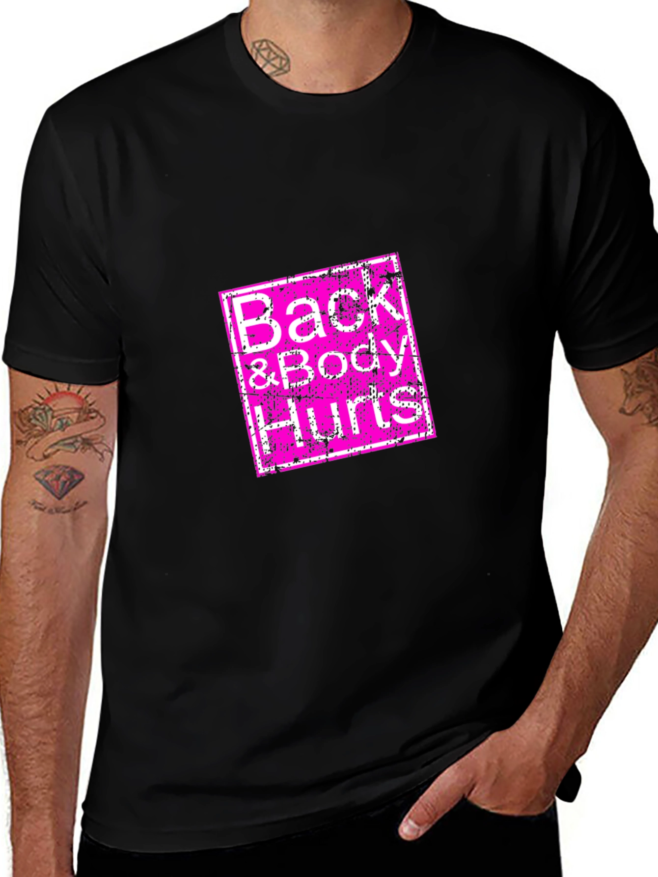 Variant 4 of Back & Body Hurts Graphic Tee