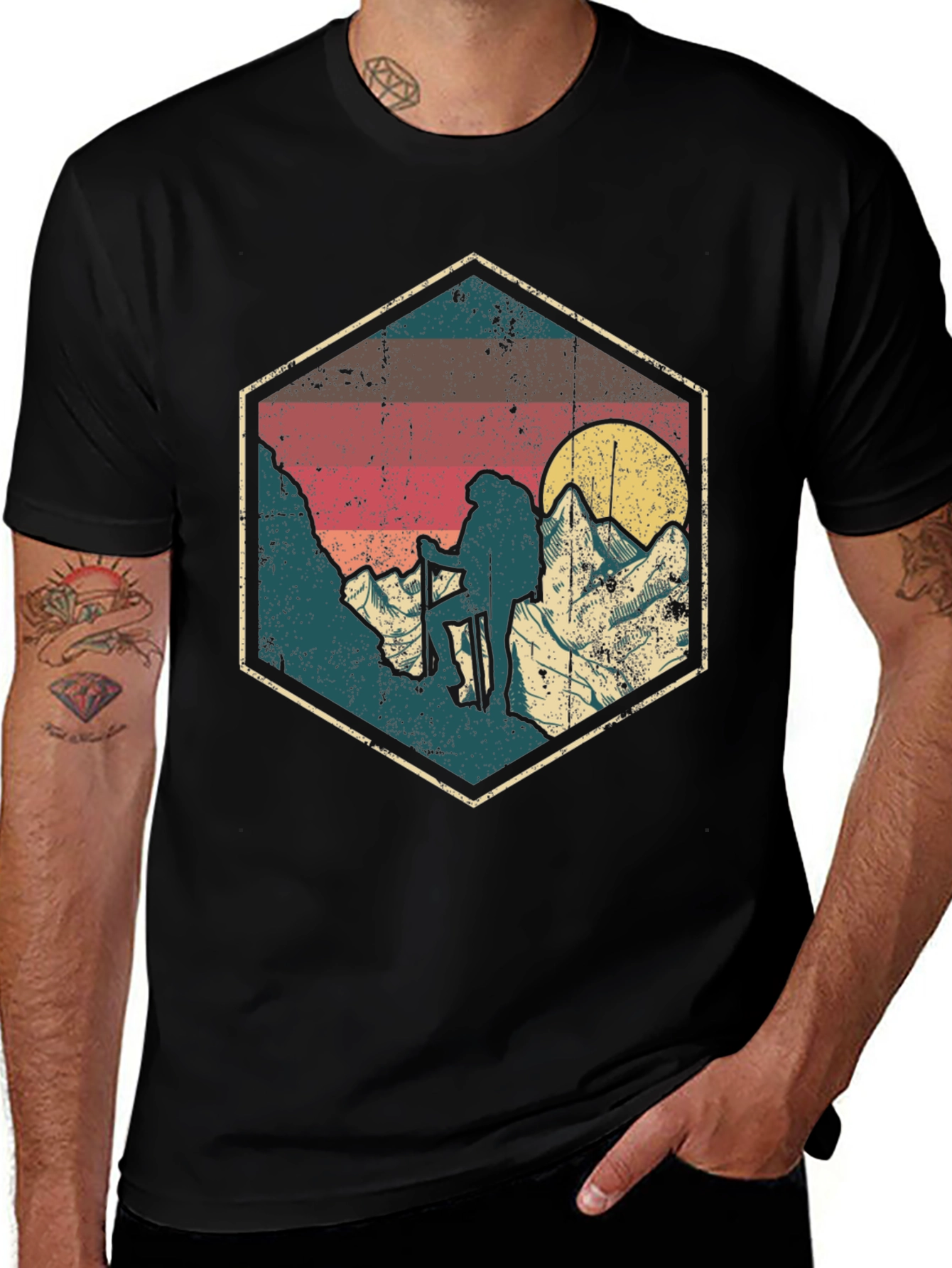 Variant 20 of Vintage Hiking T-Shirt
