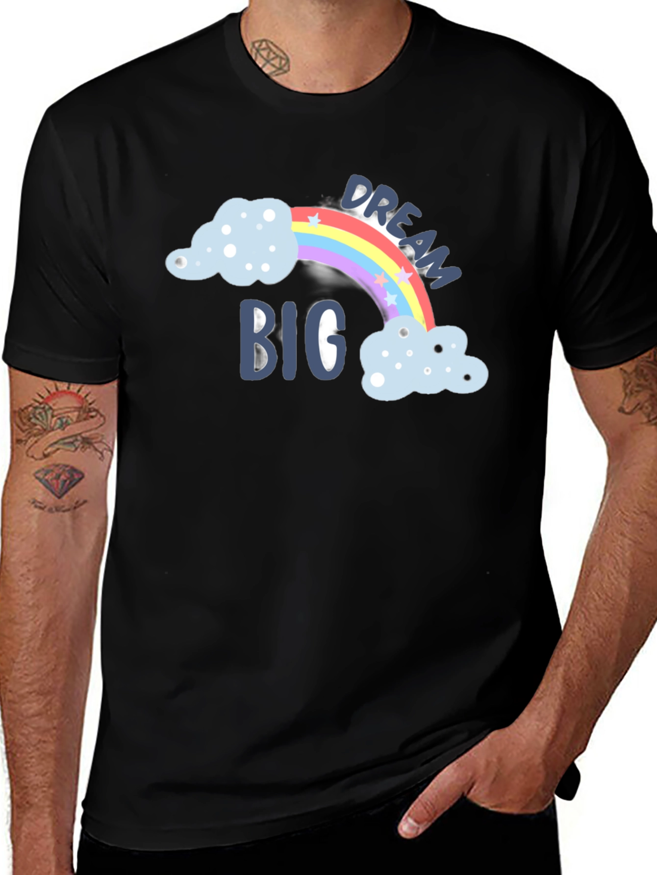 Variant 3 of Dream Big Graphic Tee - Black
