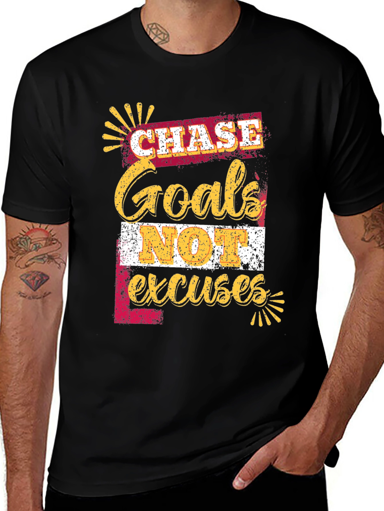 Variant 3 of Chase Goals Motivational T-Shirt