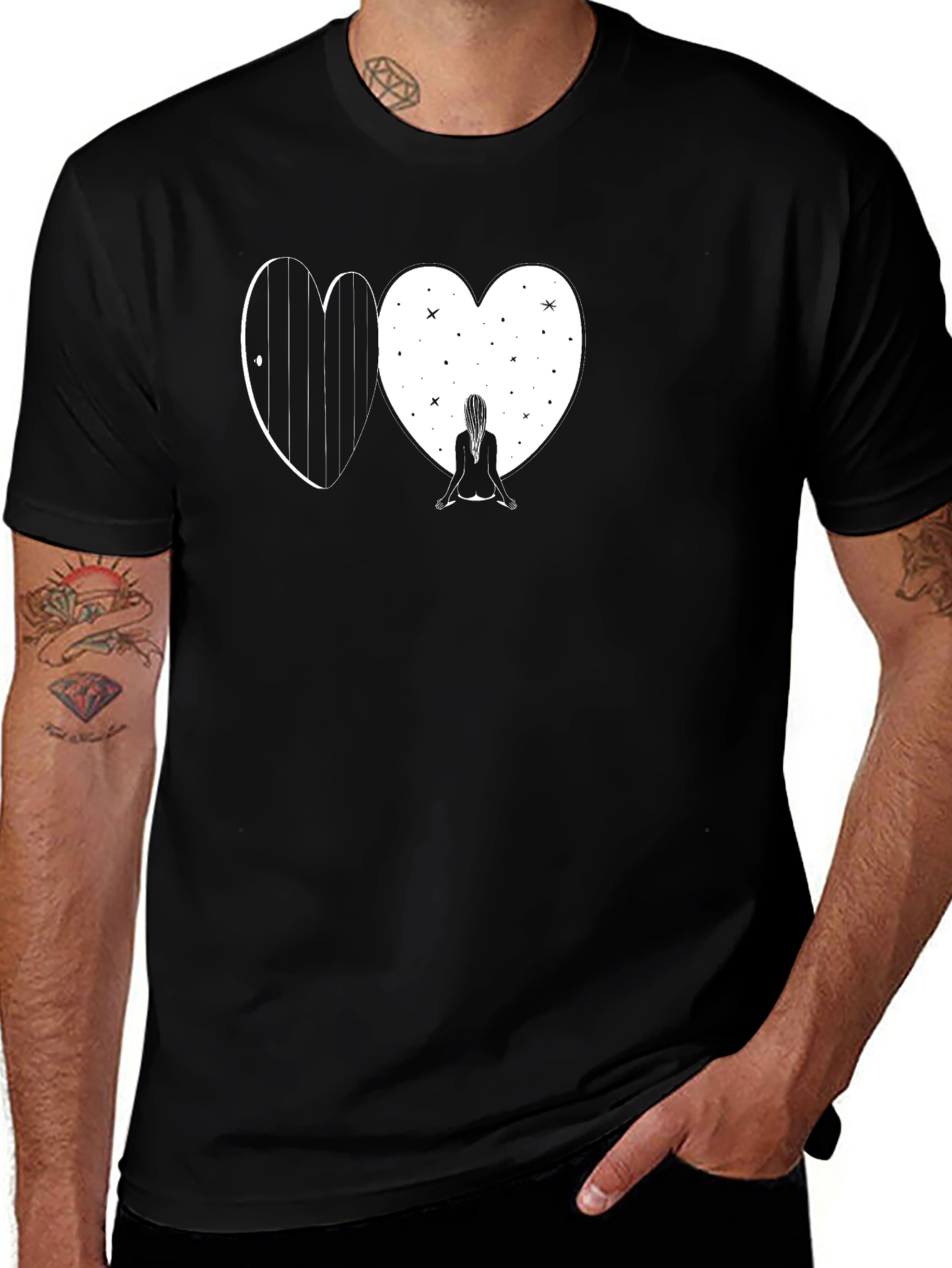 Variant 16 of Heart Door Graphic Tee