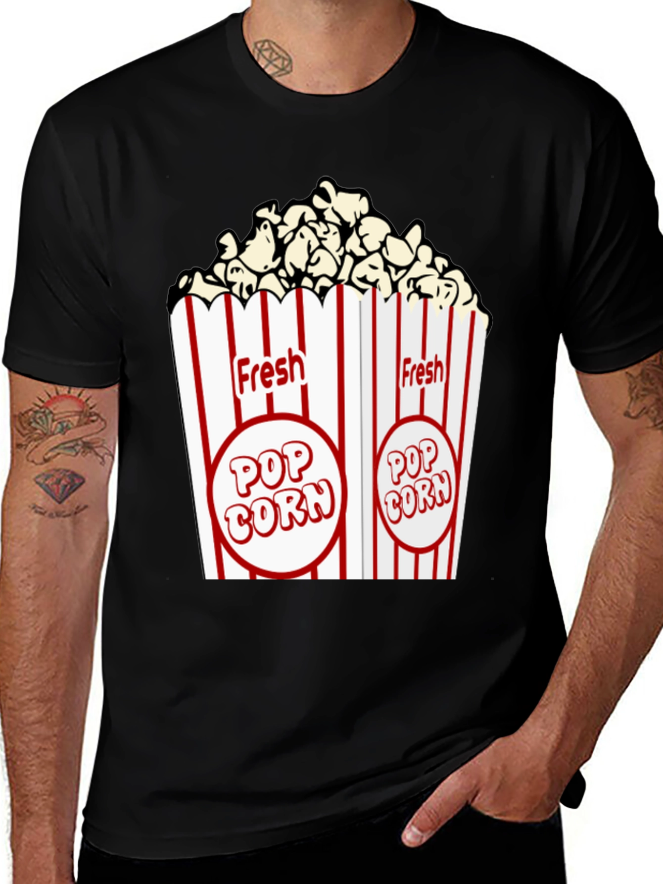 Fresh Popcorn Graphic T-Shirt