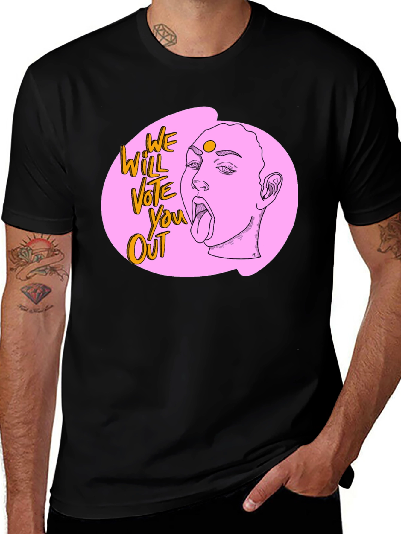 Variant 28 of We Will Vote You Out Graphic Tee