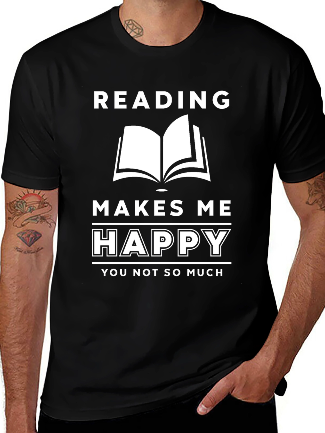 Variant 8 of Reading Makes Me Happy T-Shirt