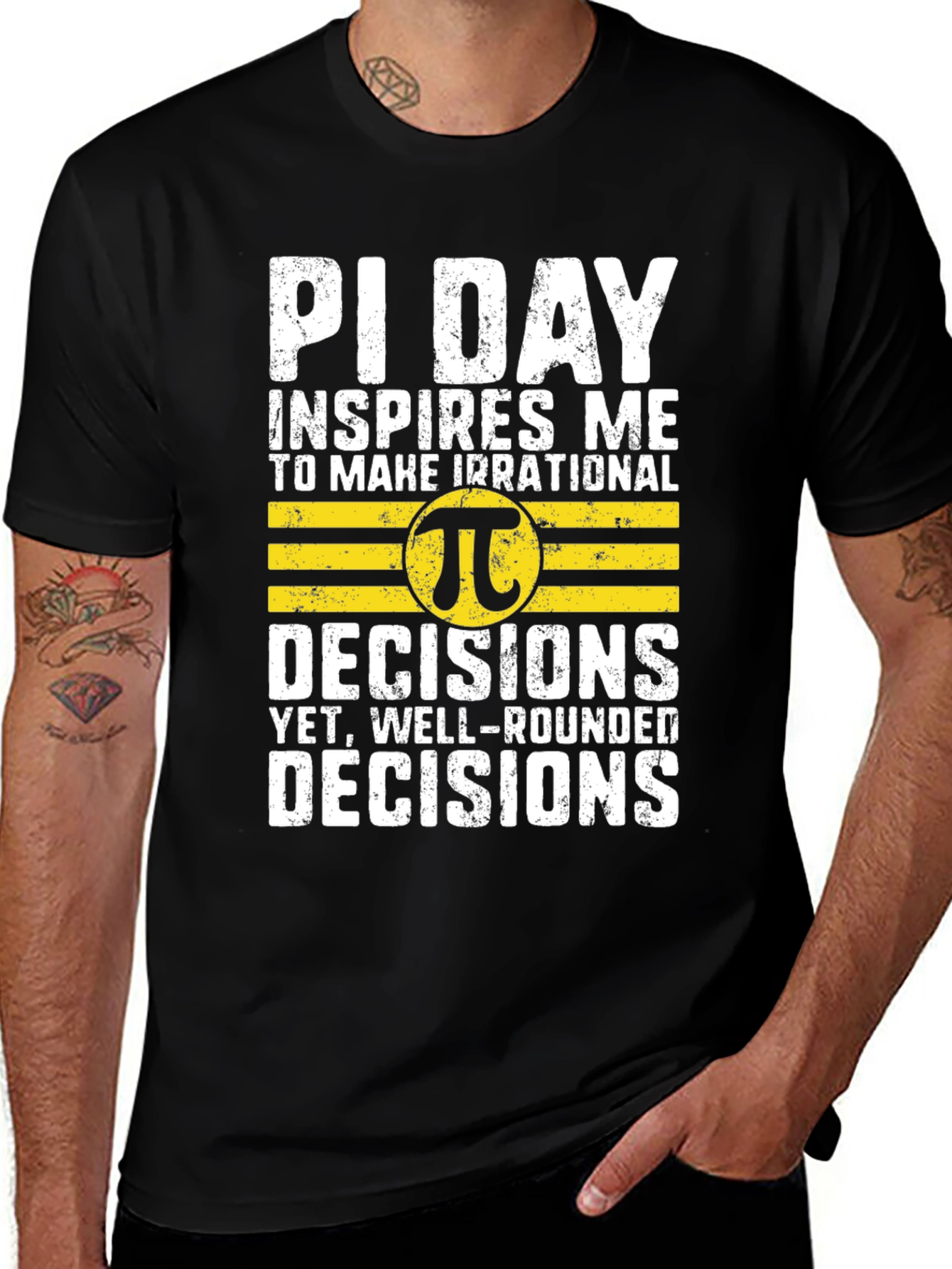 Pi Day T-Shirt - Irrational Decisions Graphic Tee