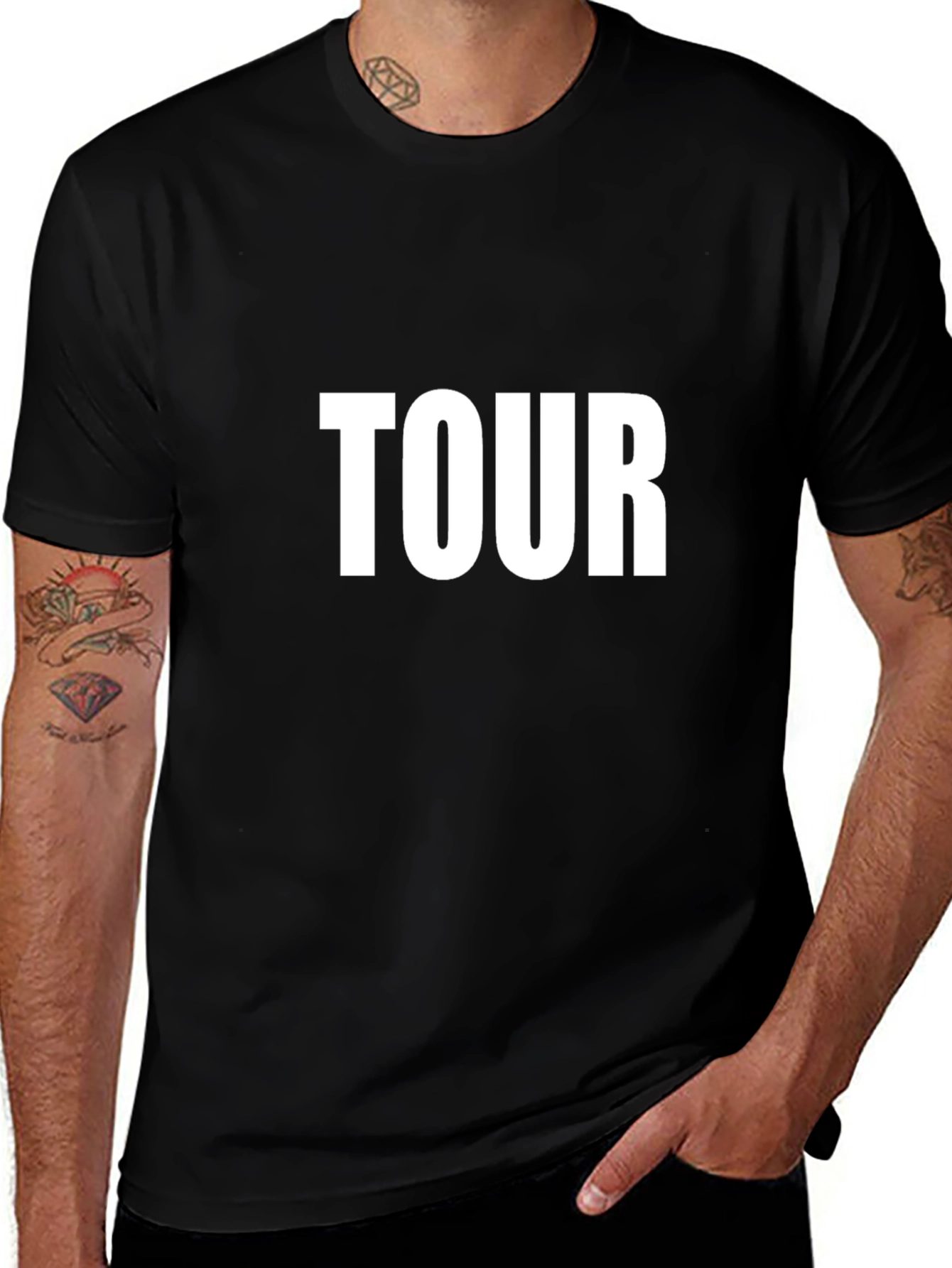 Black Men's Black Tour T-Shirt main image