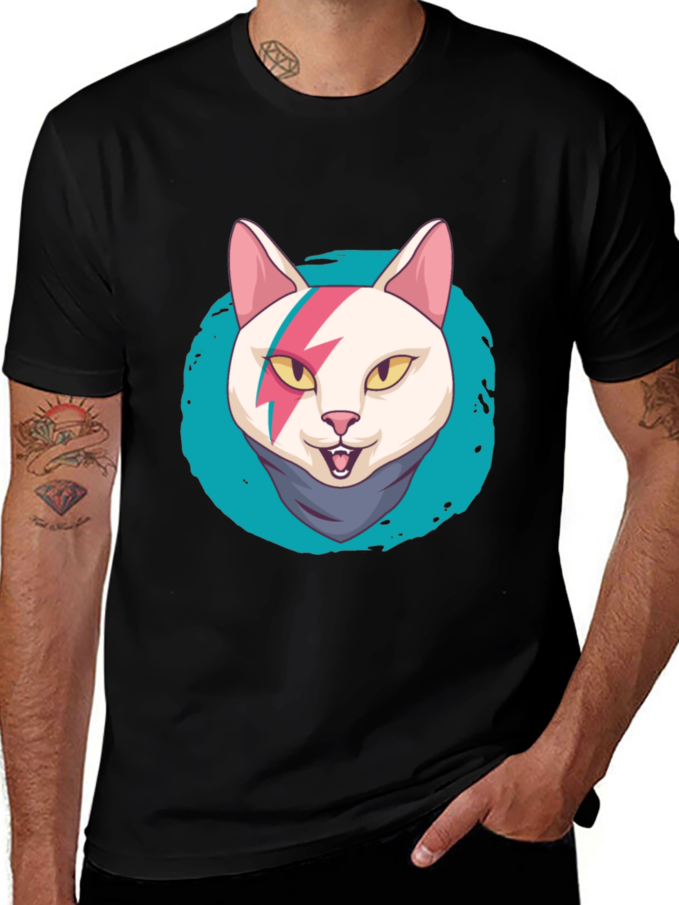 Variant 27 of Ziggy Cat T-Shirt - Unique Graphic Tee