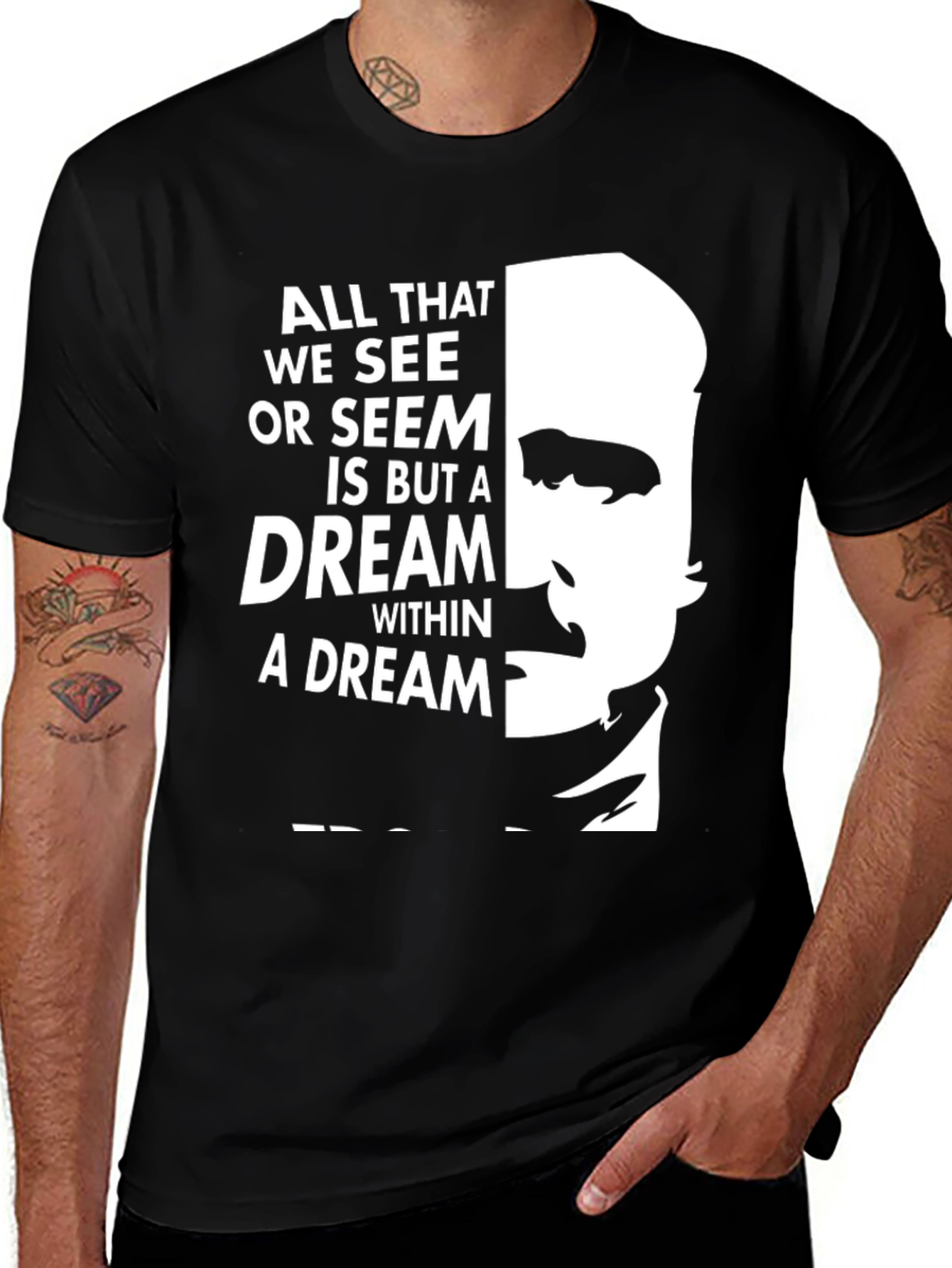 Variant 4 of Edgar Allan Poe Dream T-Shirt