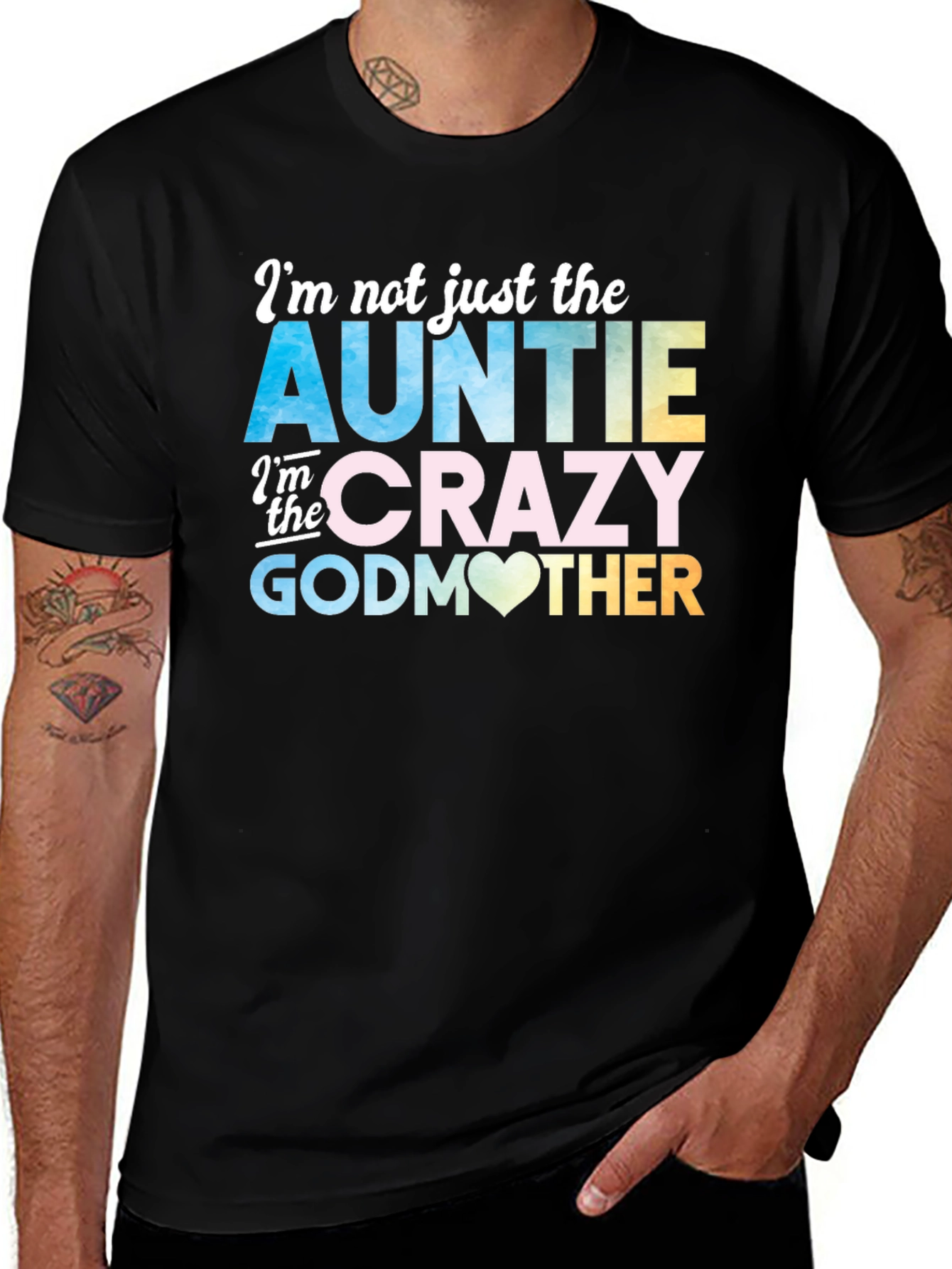 Variant 22 of Auntie Crazy Godmother Graphic T-Shirt