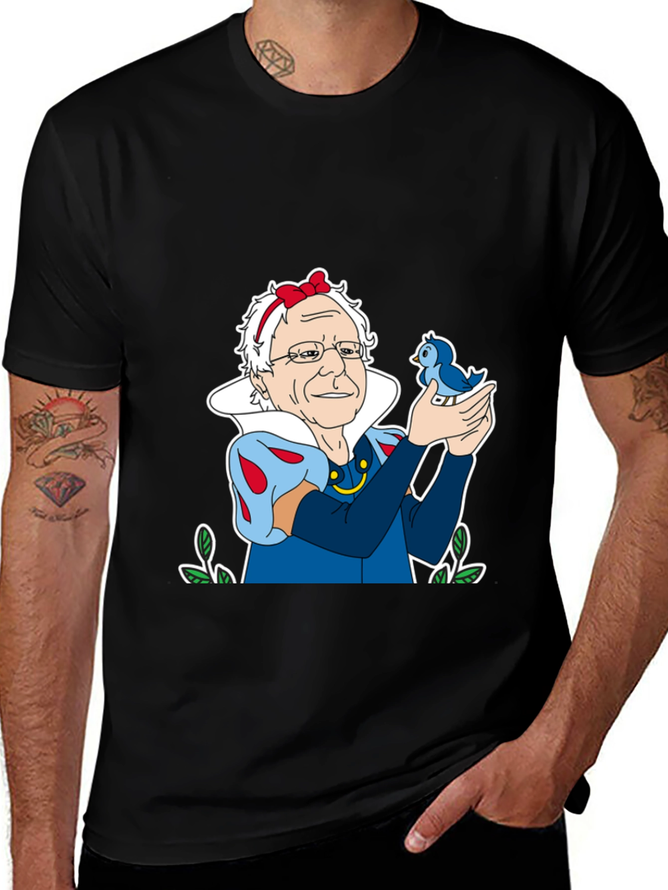 Snow White Bernie Political Humor T-Shirt