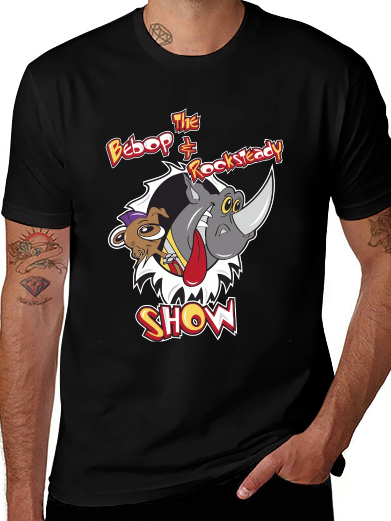 The Bebop & Rocksteady Show Black T-Shirt