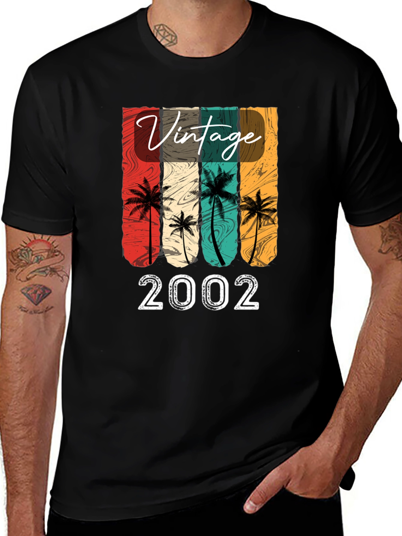 Variant 9 of Vintage 2002 Palm Tree Graphic Tee