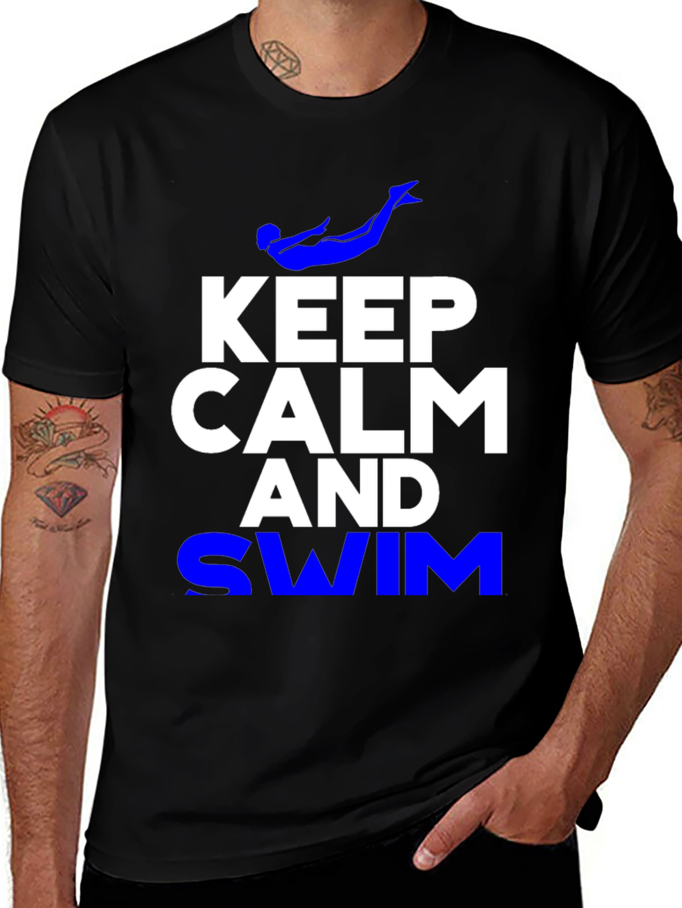Keep Calm and Swim T-Shirt