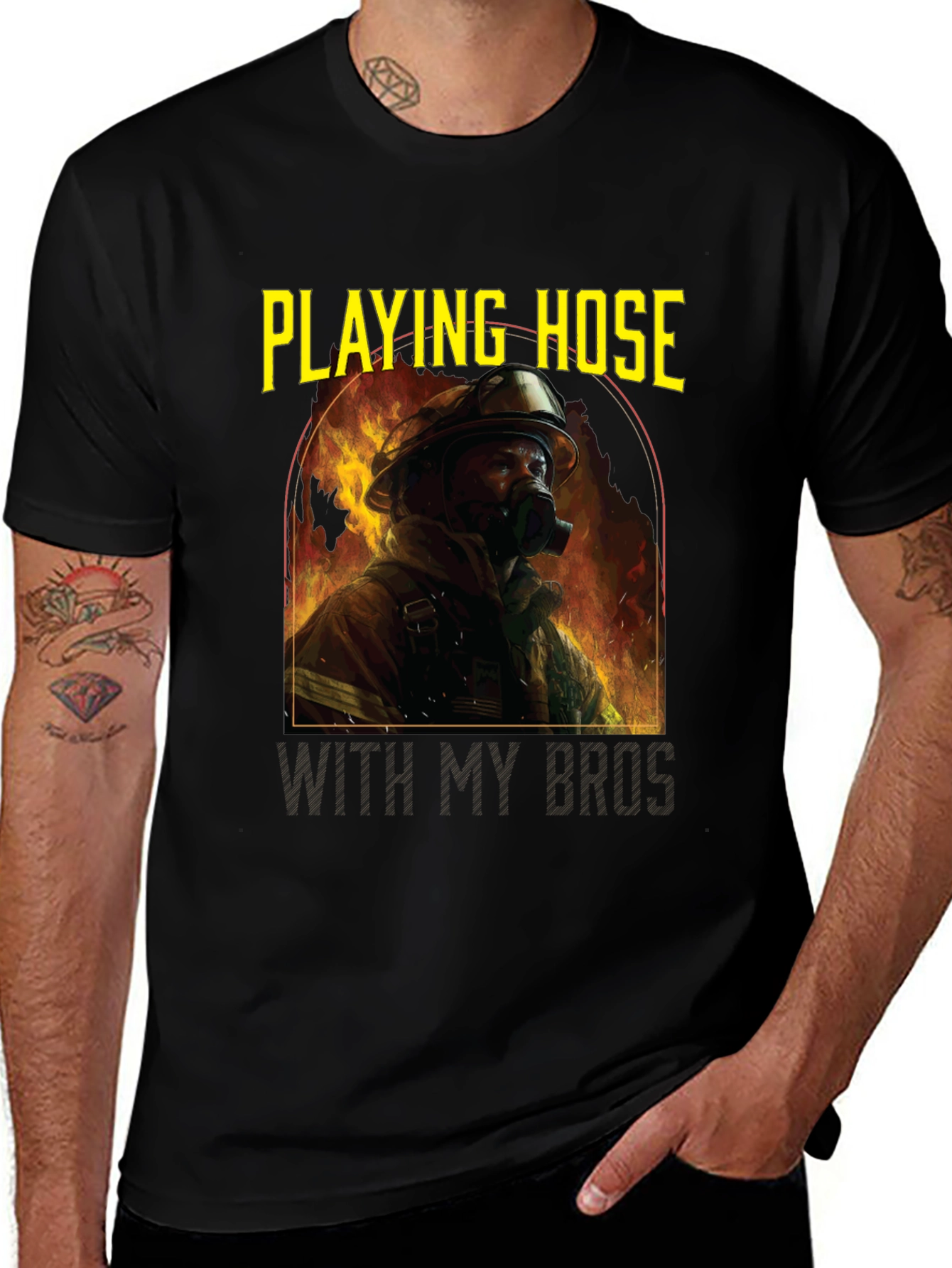 Variant 16 of Playing Hose With My Bros T-Shirt