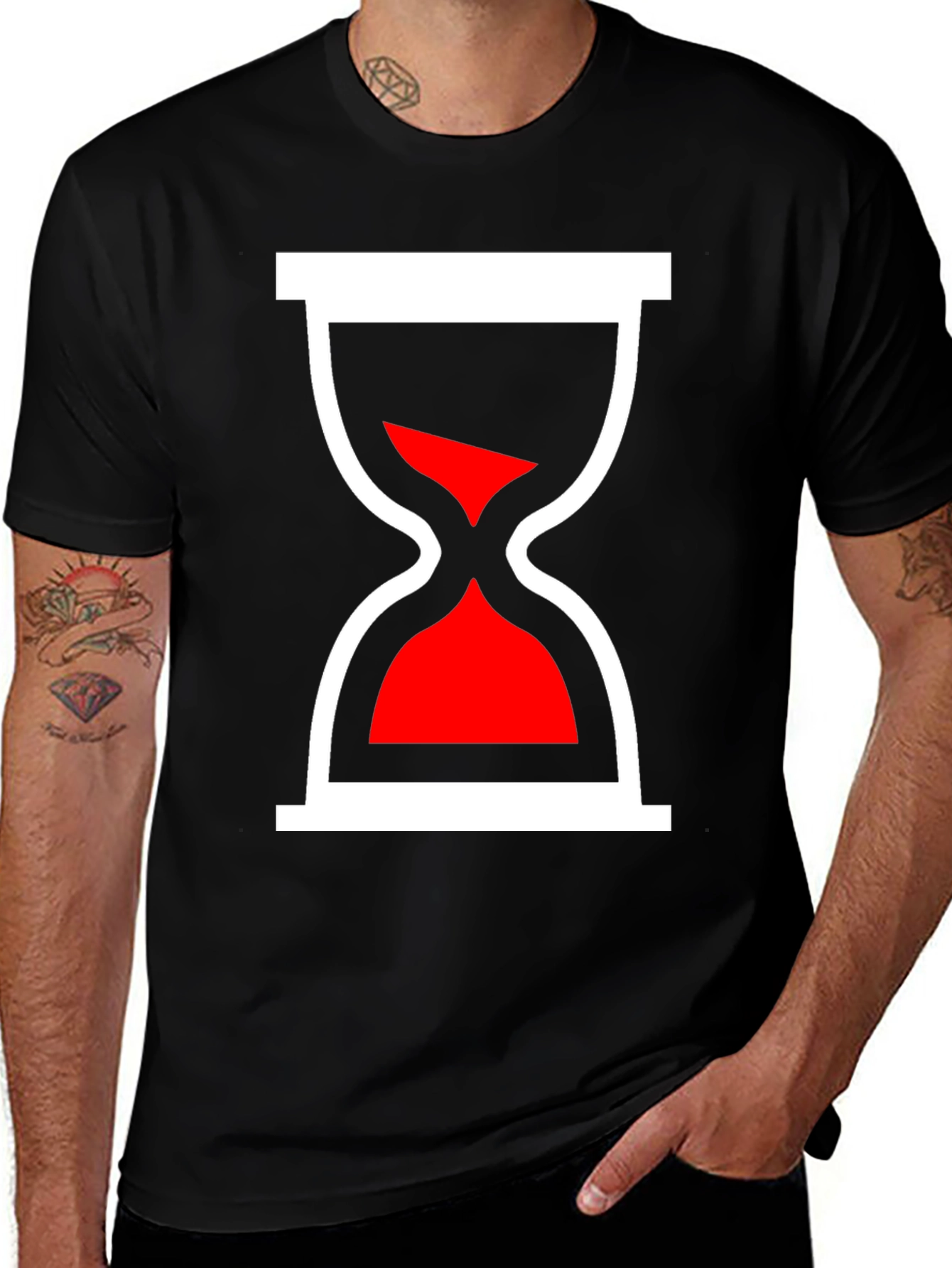 Variant 12 of Hourglass Graphic Tee - Time is Running Out!